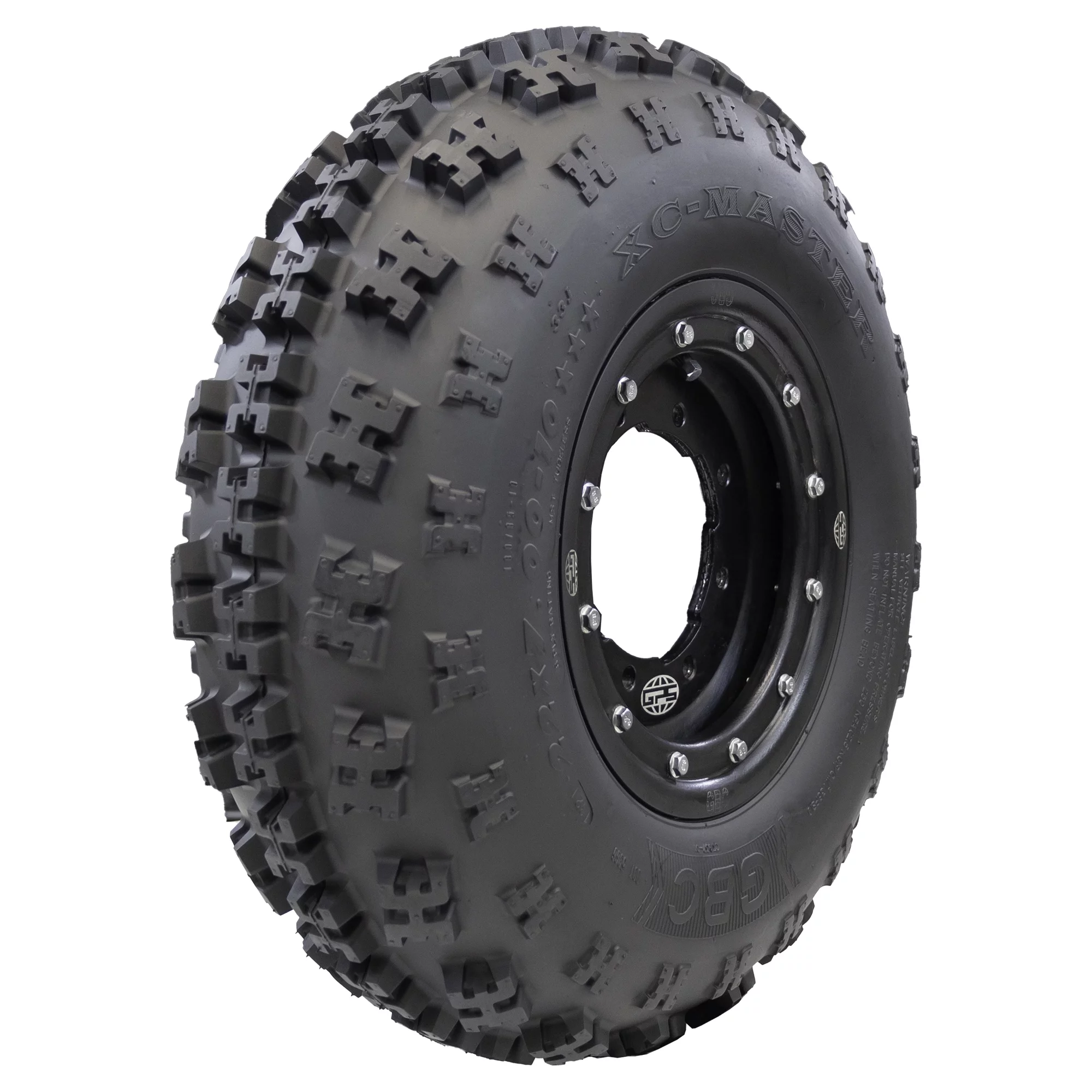 GBC XC-Master 22x7-10 6-PLY Rated front ATV Tire, Cross-Country All-Terrain Tire - Inhomebuy