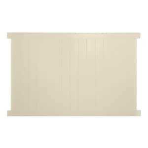 Veranda Linden H x 8 ft. W White Vinyl Privacy Fence Panel Kit - Inhomebuy