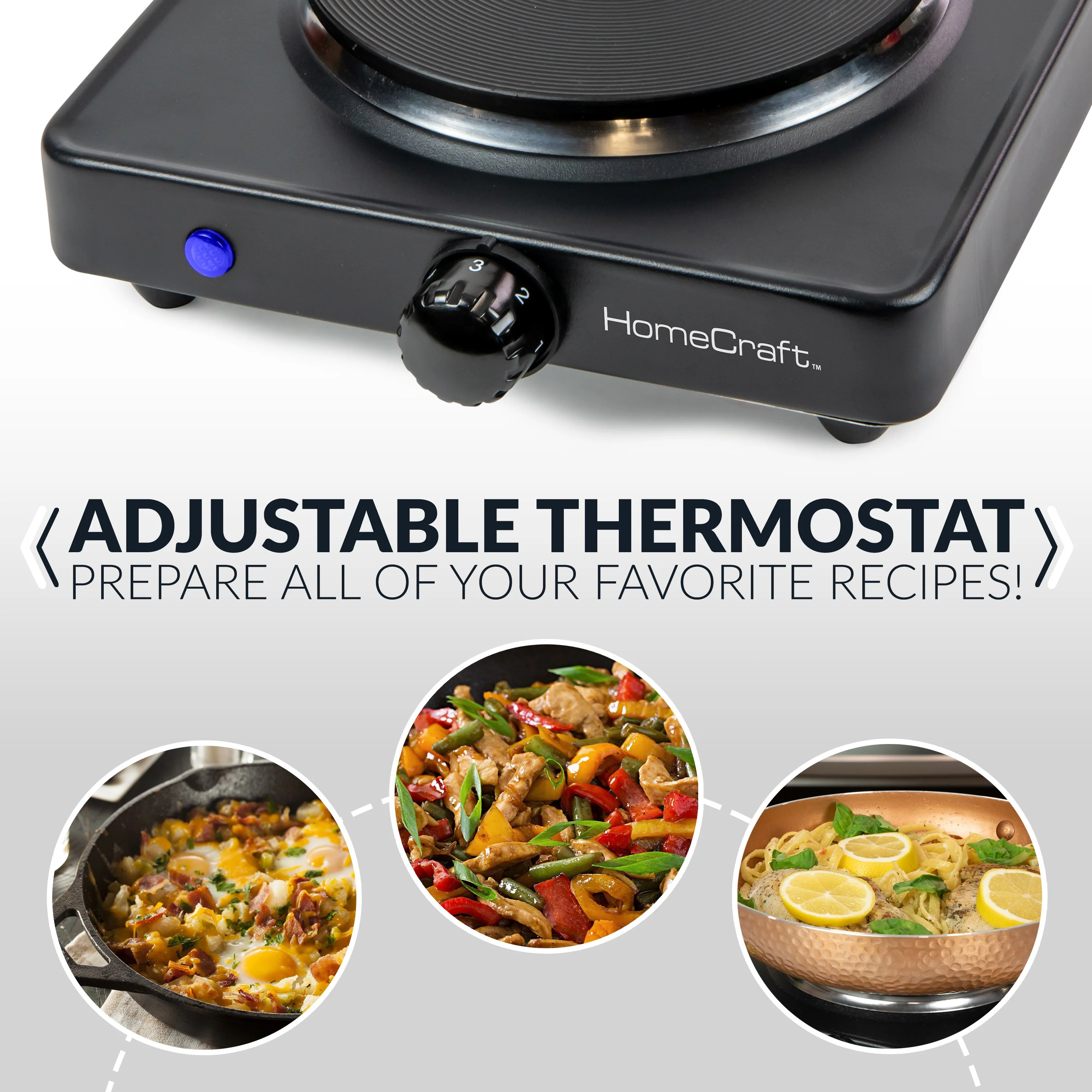 HomeCraft�?Single Burner Hot Plate - Inhomebuy