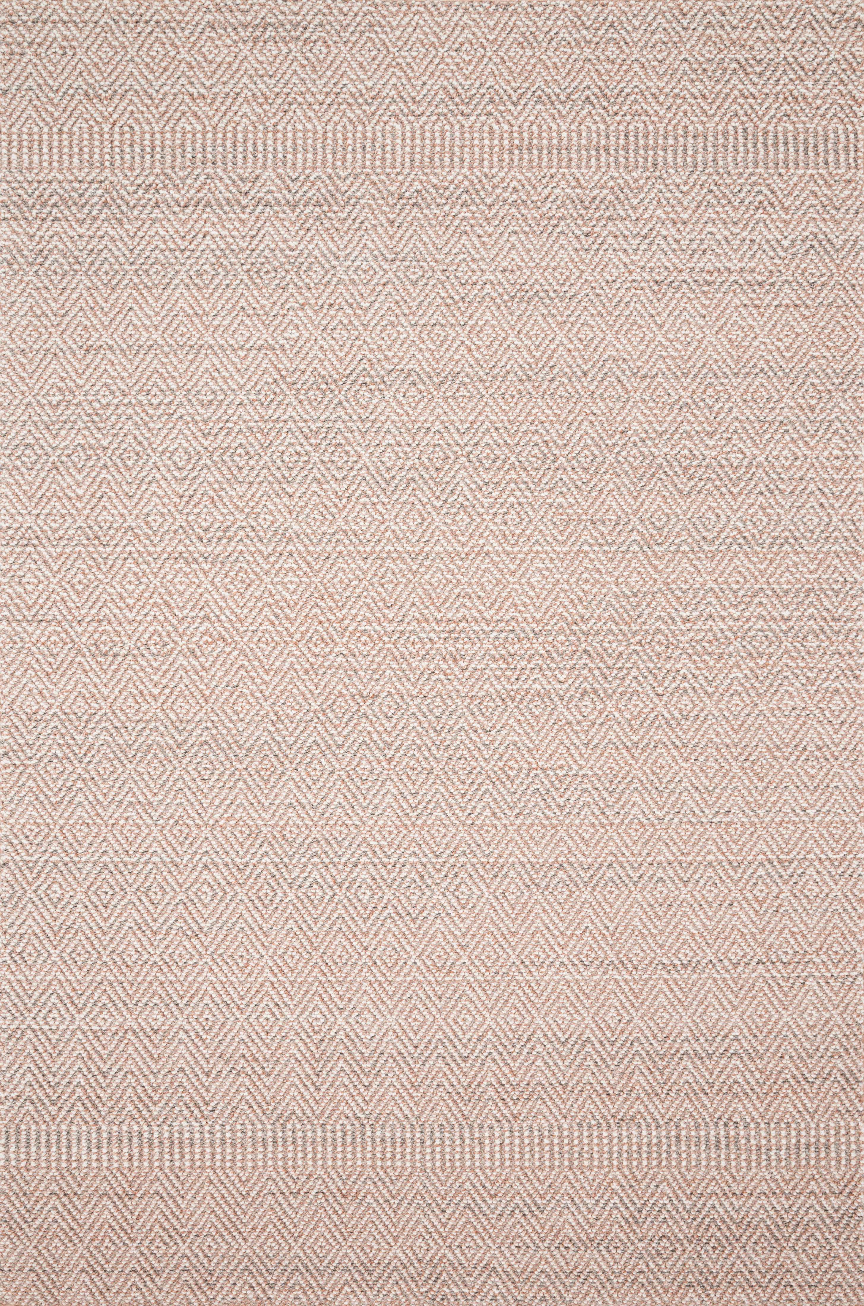 Loloi Rugs Cole Collection Rug in Blush, Ivory - 9'6