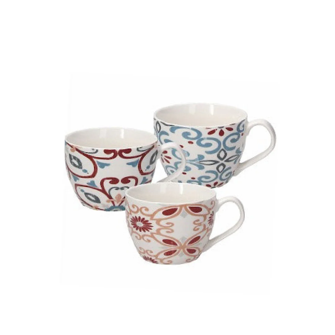 Iris Ribeira Breakfast cup 400cc set 3pcs - Inhomebuy