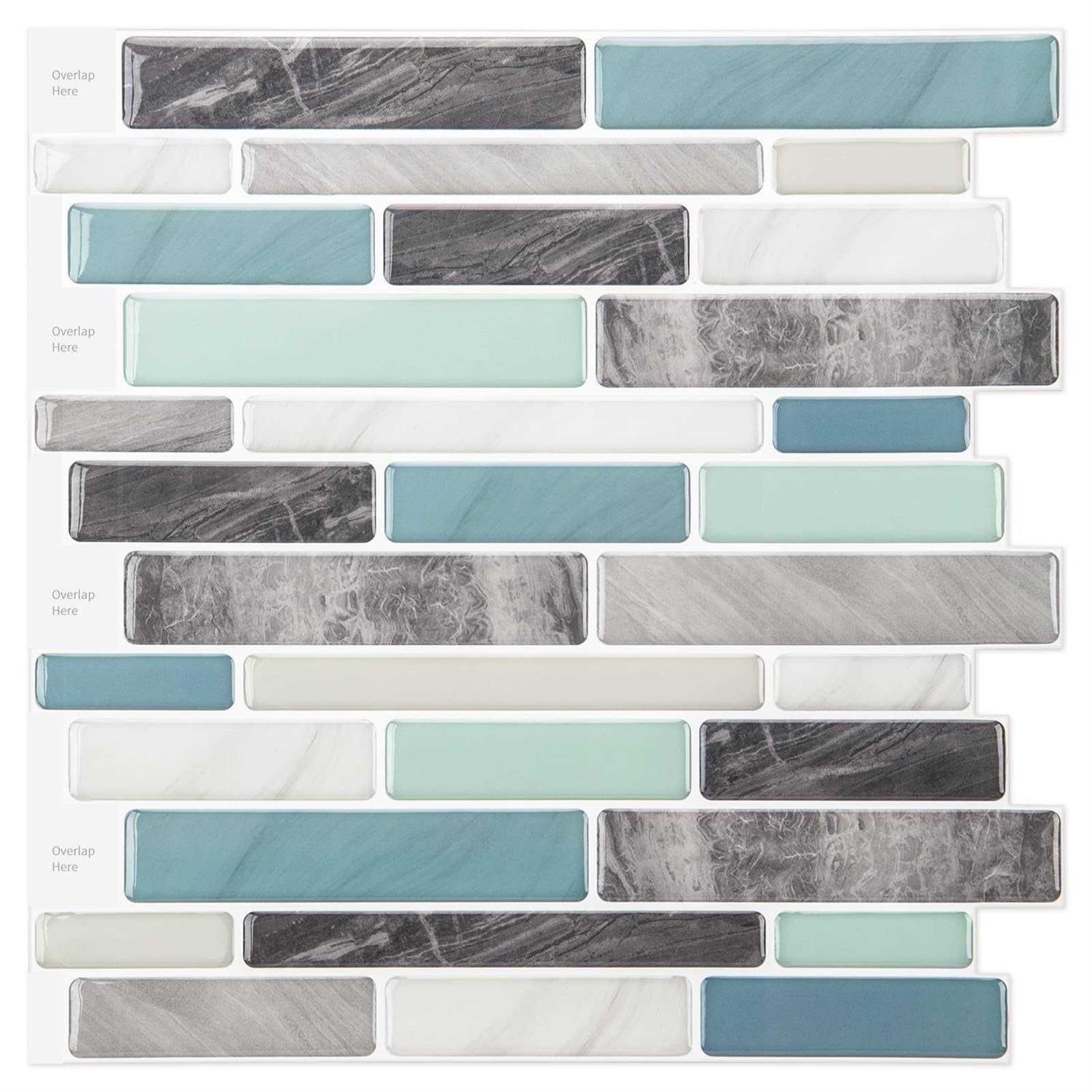 WOWSTAR 10-Sheet Peel and Stick Tiles - Inhomebuy