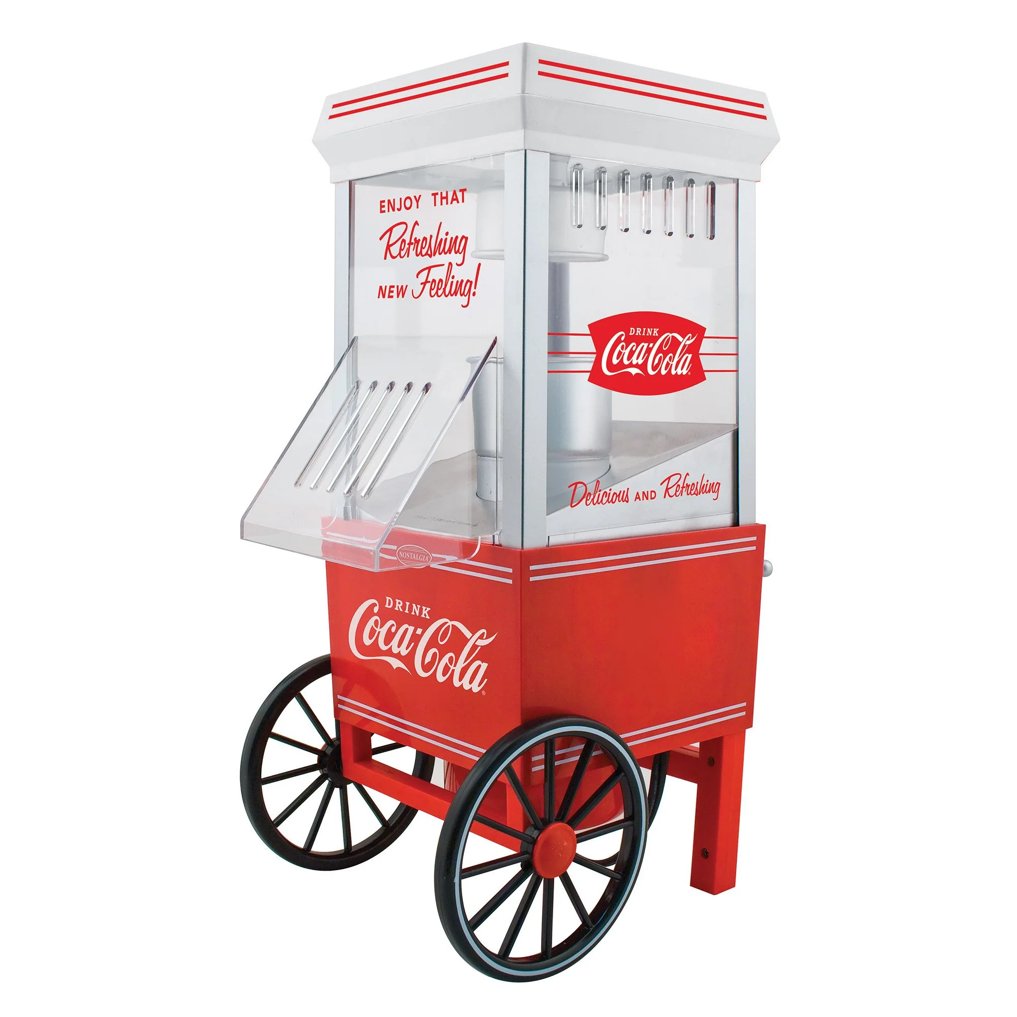 Coca-Cola® 12-Cup Hot Air Popcorn Maker - Inhomebuy