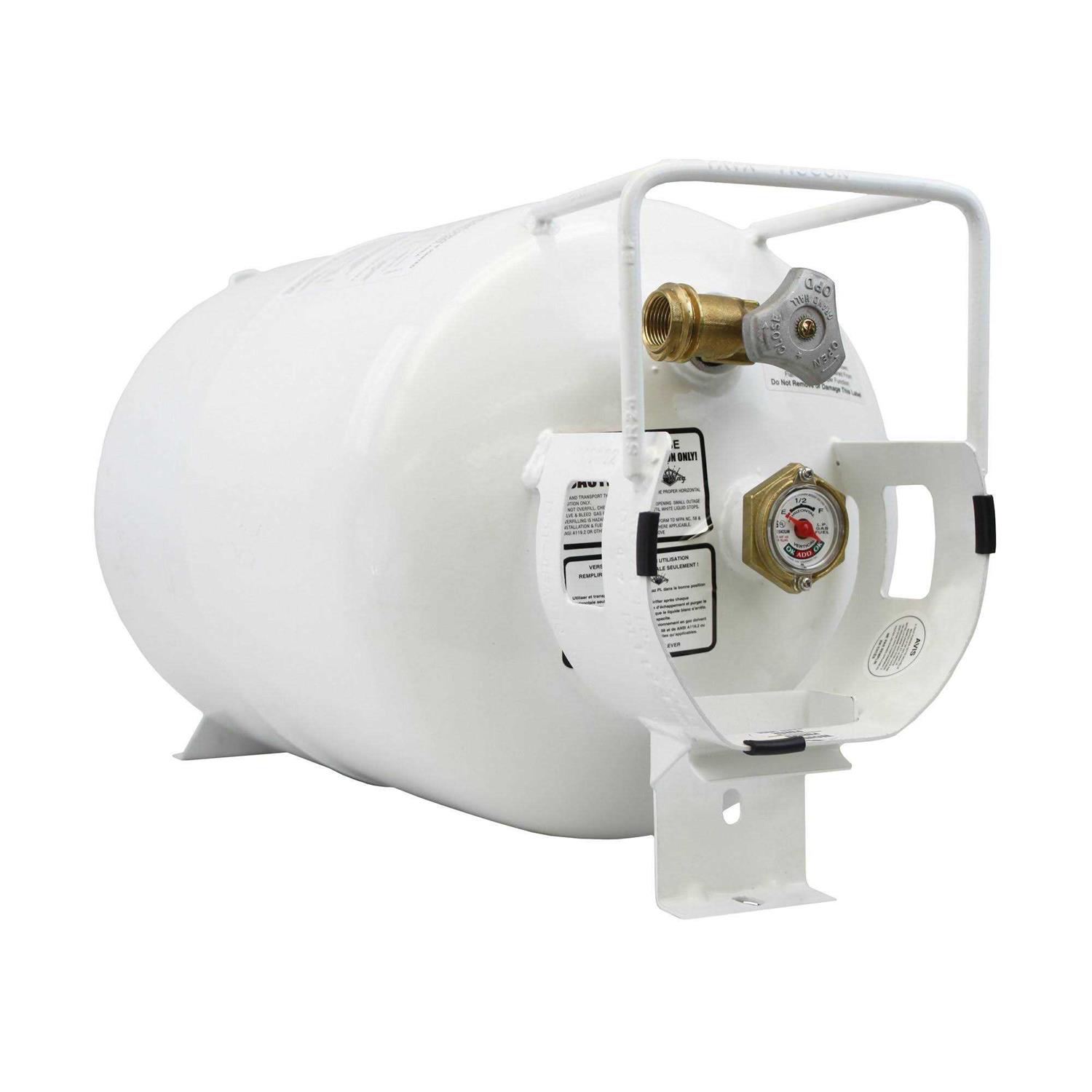 Flame King 30 lbs. Empty Propane Cylinder with Overfill Protection Device Valve YSN301 - Inhomebuy