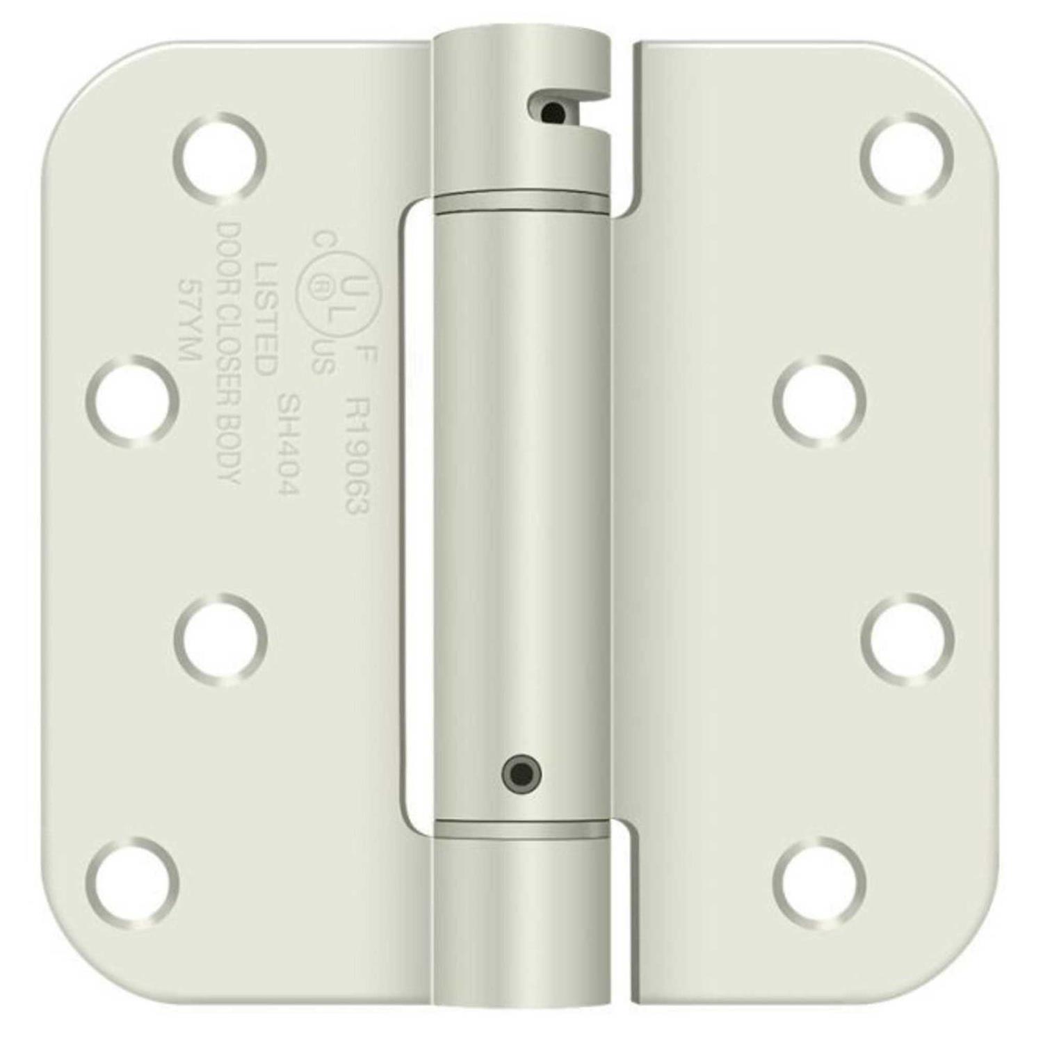 Deltana DSH4R 4 x 4 5/8 Radius Spring Hinge - Inhomebuy