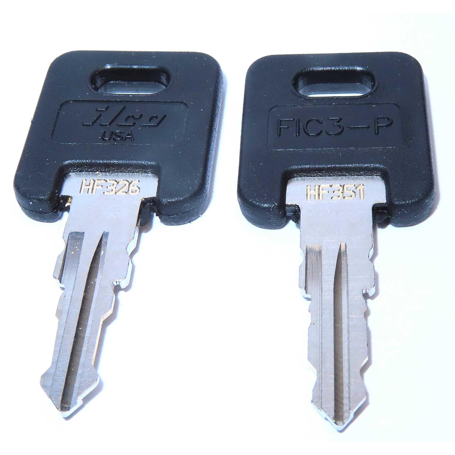 Ilco RV Motorhome Trailer Keys Cut to Lock/Key Number from HF326 T0 HF351 Working Keys Travel Trailer Motor Home Toy Hauler Keys - Inhomebuy