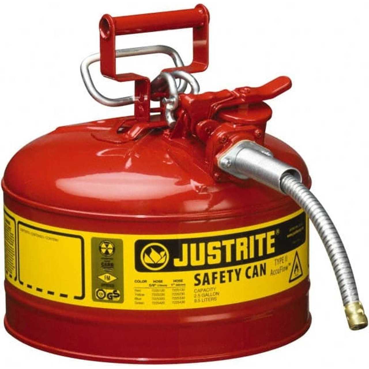 Justrite Safety Can Type II - Inhomebuy
