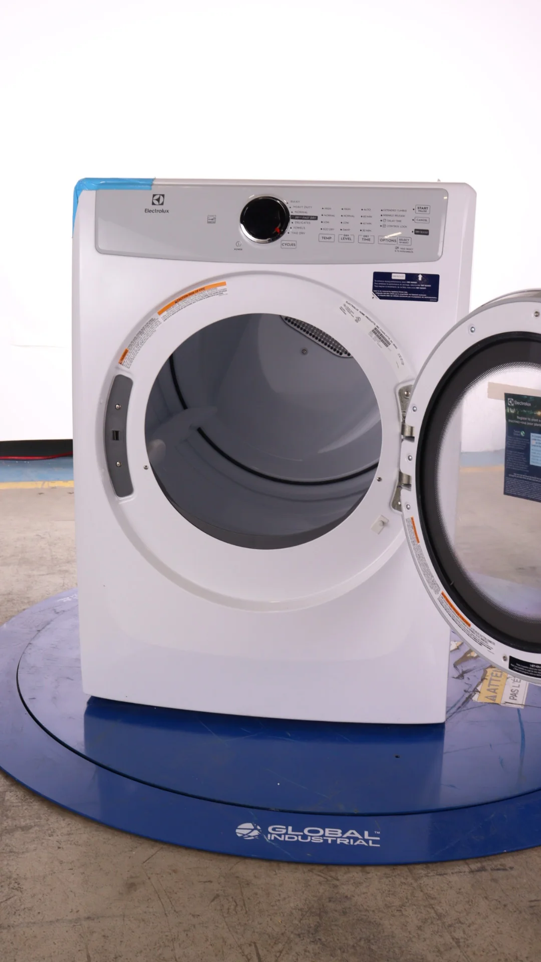 ELECTROLUX 3 SERIES 27 IN. 8.0 CU FT. WHITE ELECTRIC FRONT LOAD DRYER WITH LUXCARE LINT SHIELD - ELFE733CAW - Inhomebuy