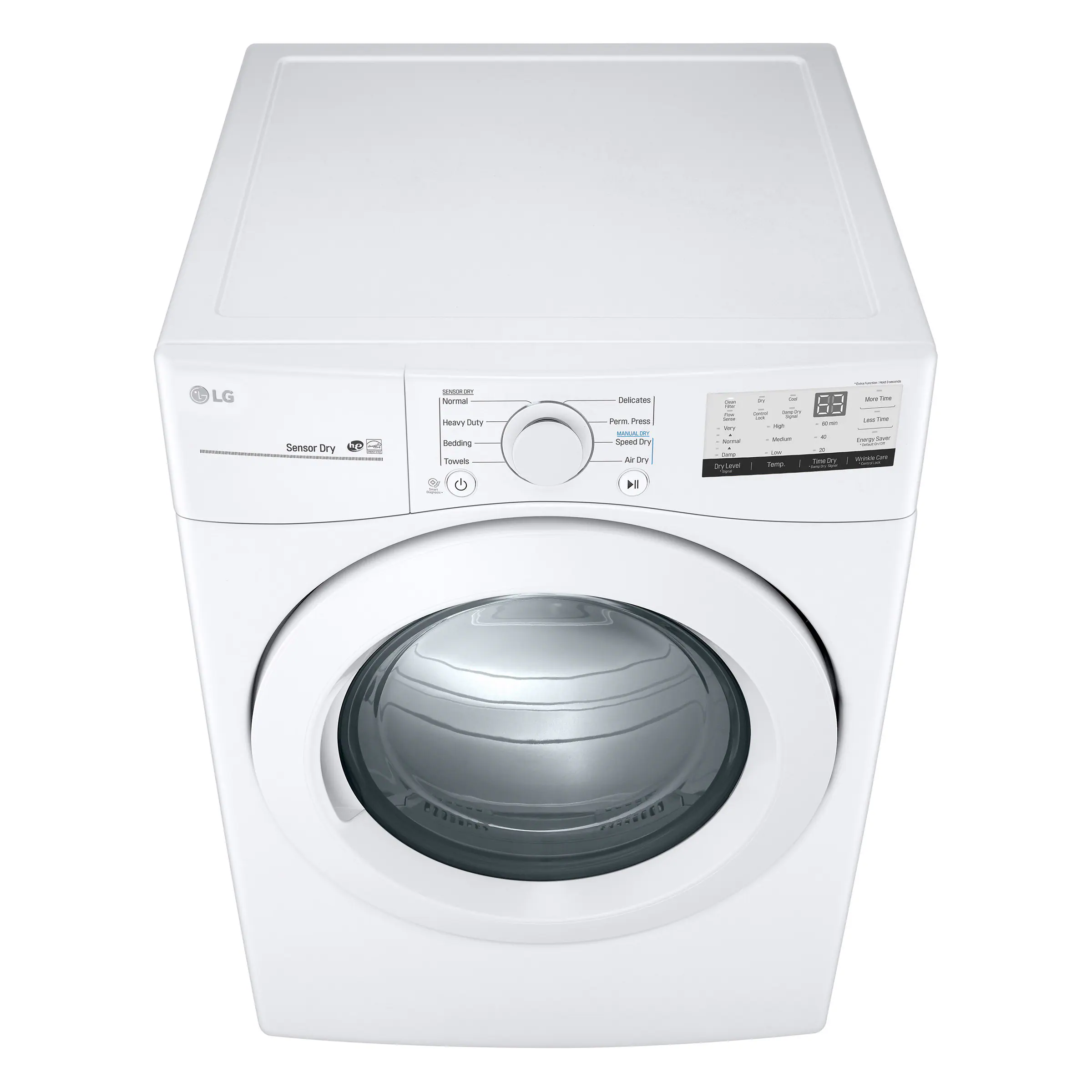 LG WHITE 7.4 CU. FT. ULTRA LARGE CAPACITY ELECTRIC DRYER - DLE3400W - Inhomebuy