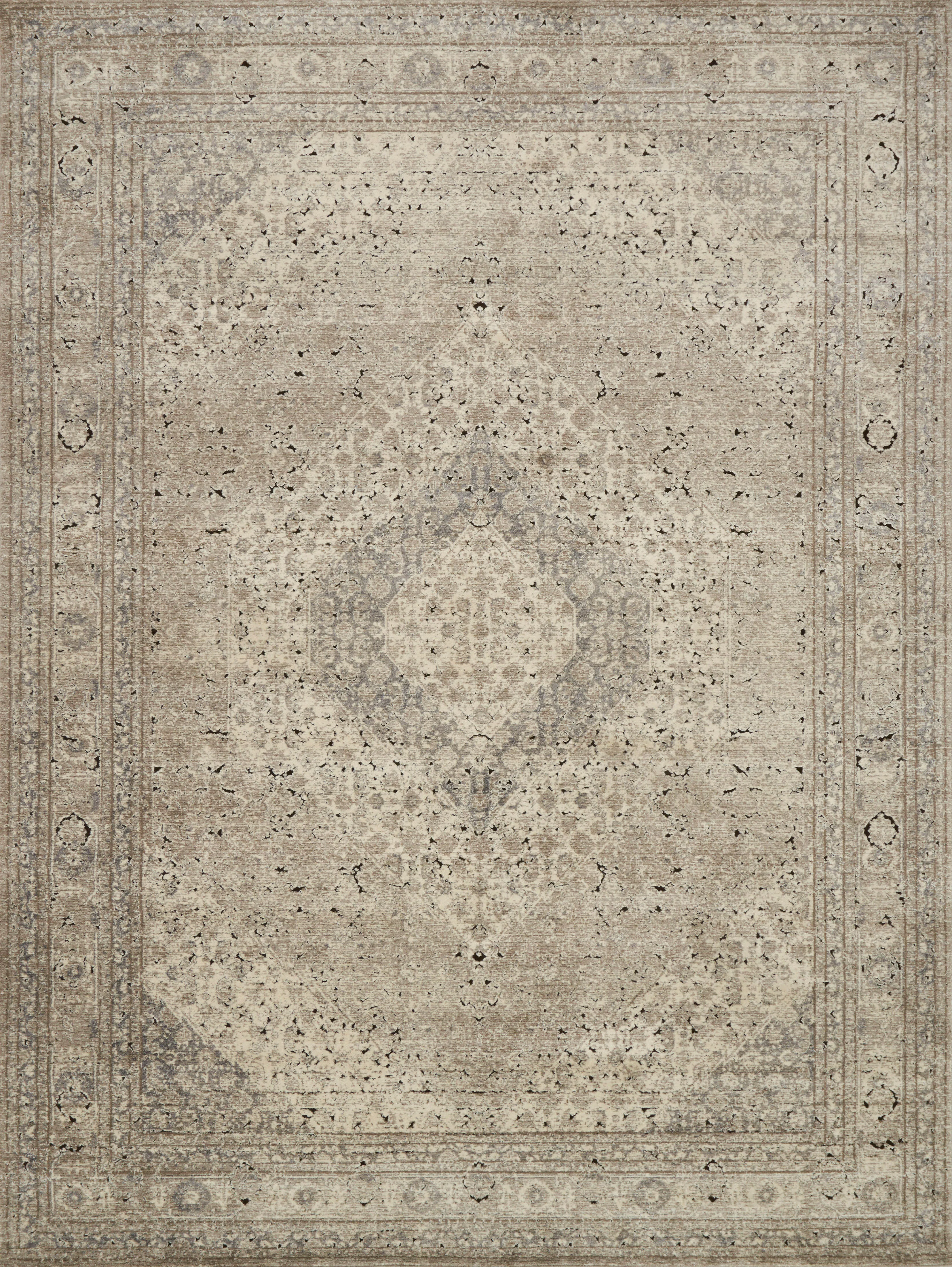 Loloi Rugs Millennium Collection Rug in Sand, Ivory - 7'10