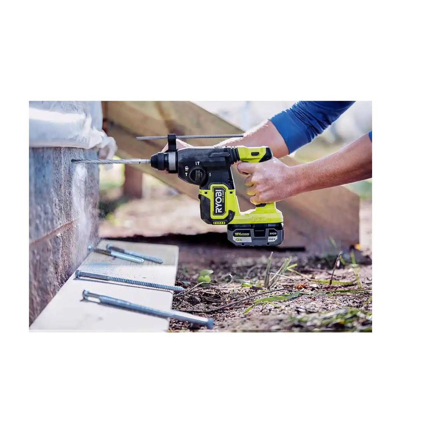 RYOBI ONE+ HP 18V 18-Gauge Brushless Cordless AirStrike Brad Nailer Battery and - Inhomebuy