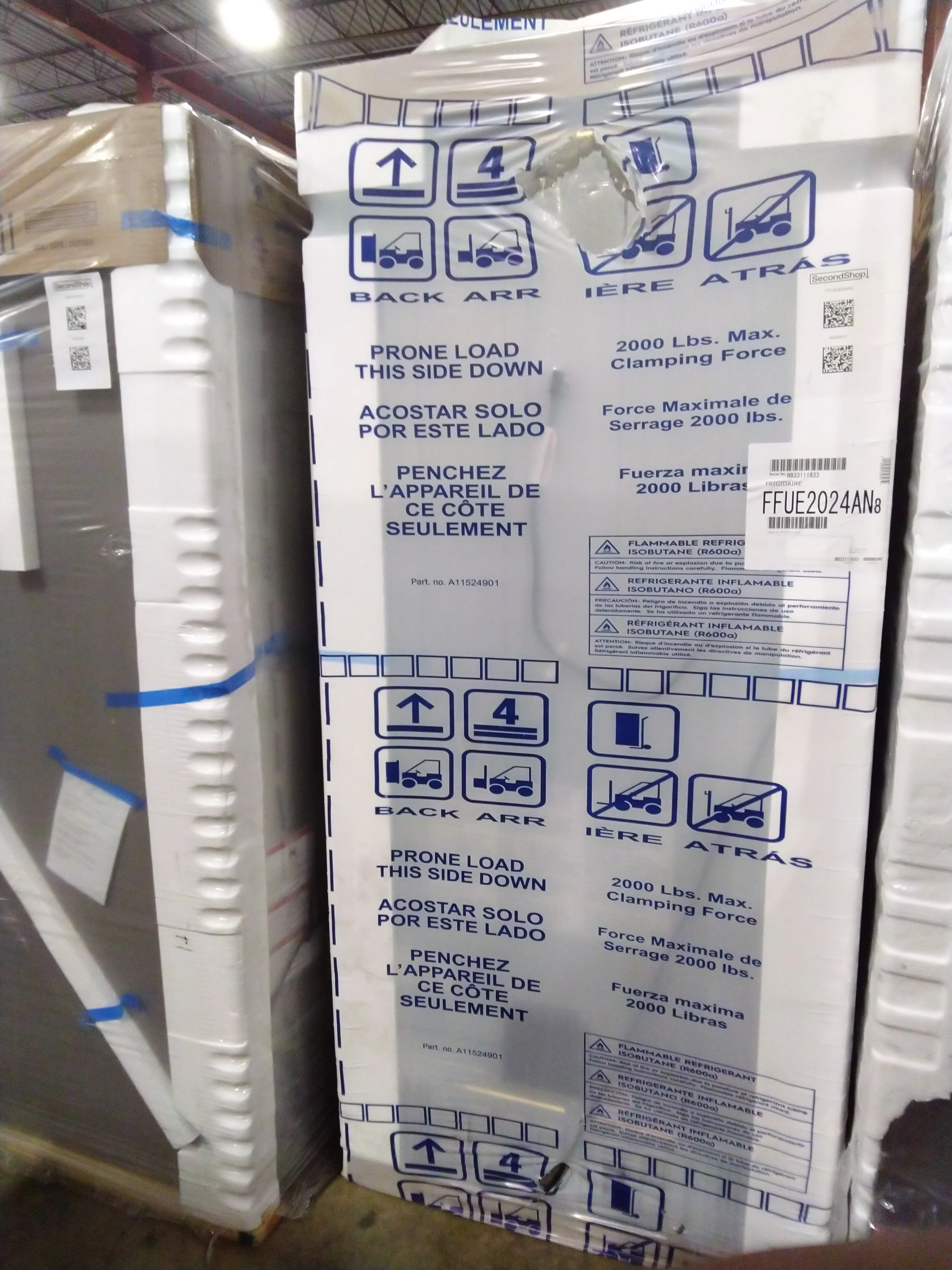 FRIGIDAIRE 20 CU FT. UPRIGHT FREEZER WITH AUTO-CLOSE DOORS - FFUE2024AN - Inhomebuy