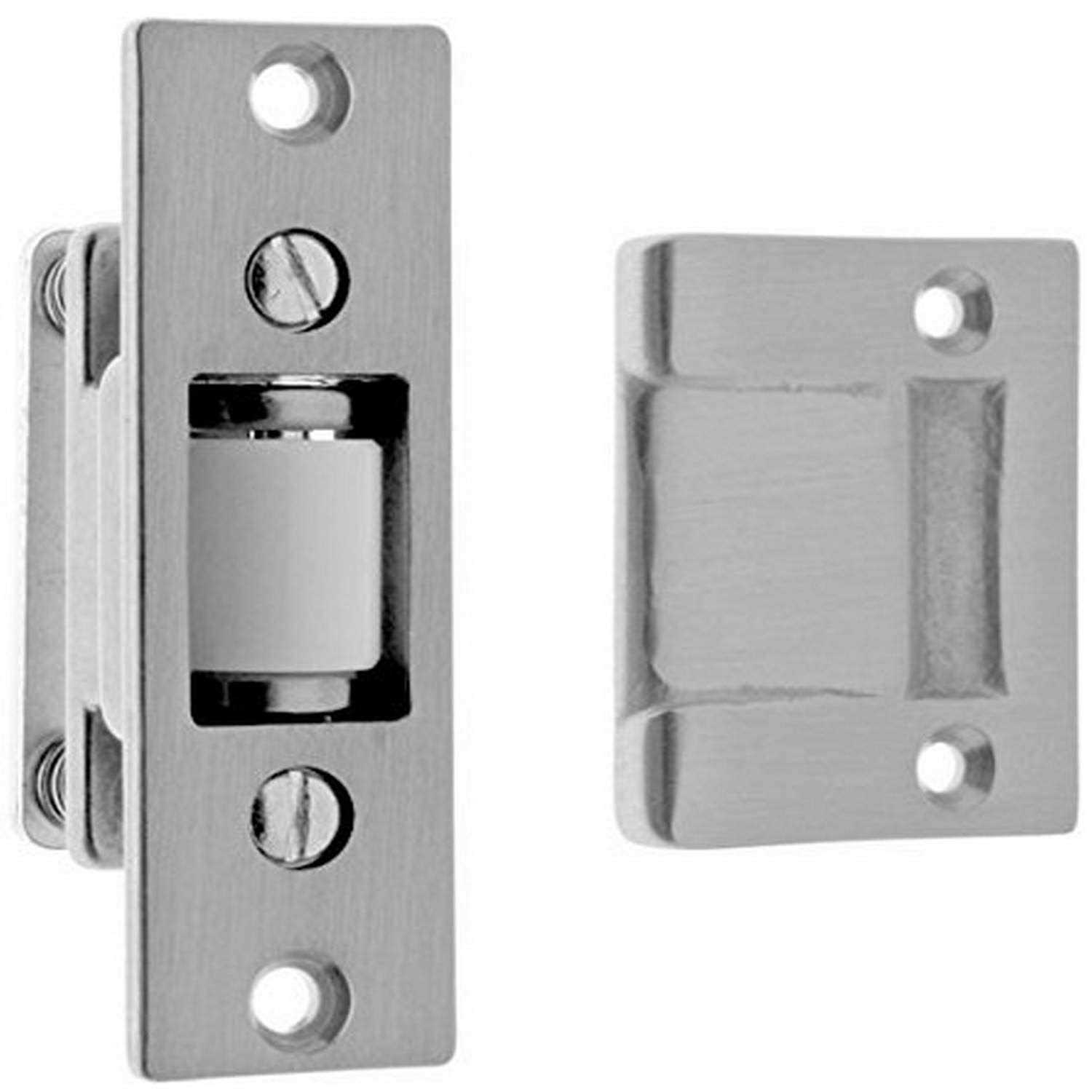 idh by St. Simons Solid Brass Heavy Duty Silent Roller Latch with Adjustable Square Strike - Inhomebuy