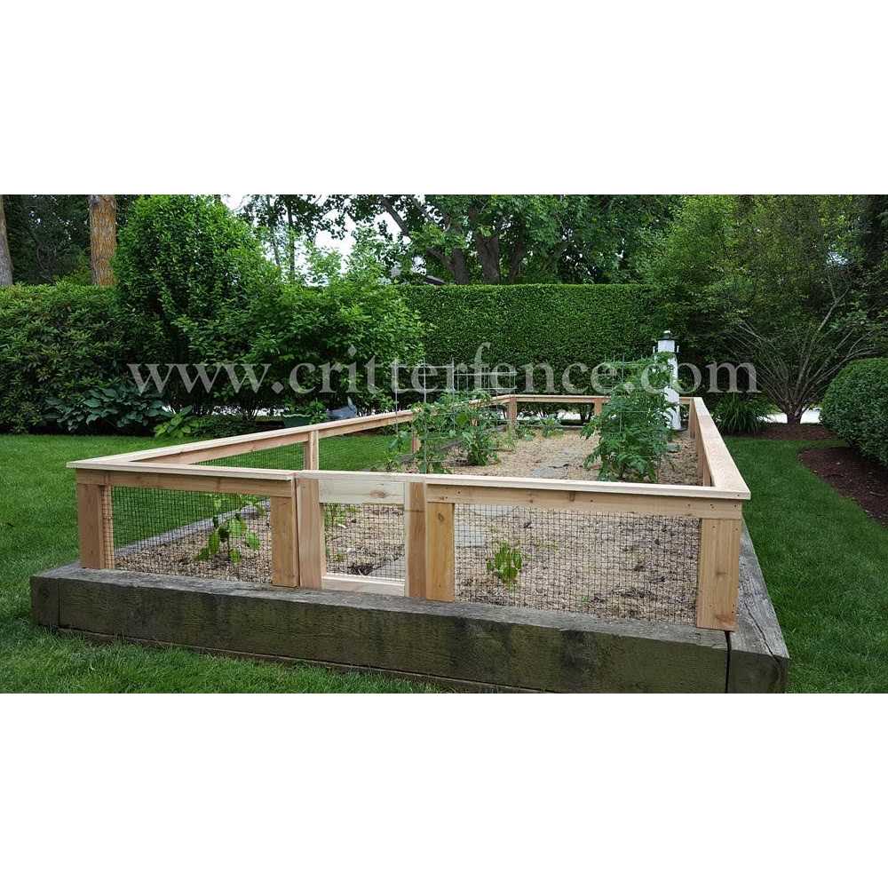 Critterfence 100 ft. Black Steel 1 x 1 Square Grid Fence - Inhomebuy