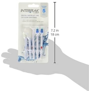 Interplak replacemnt tips 5pc for SWJ1XC waterjet | SWJ5RPLC - Inhomebuy