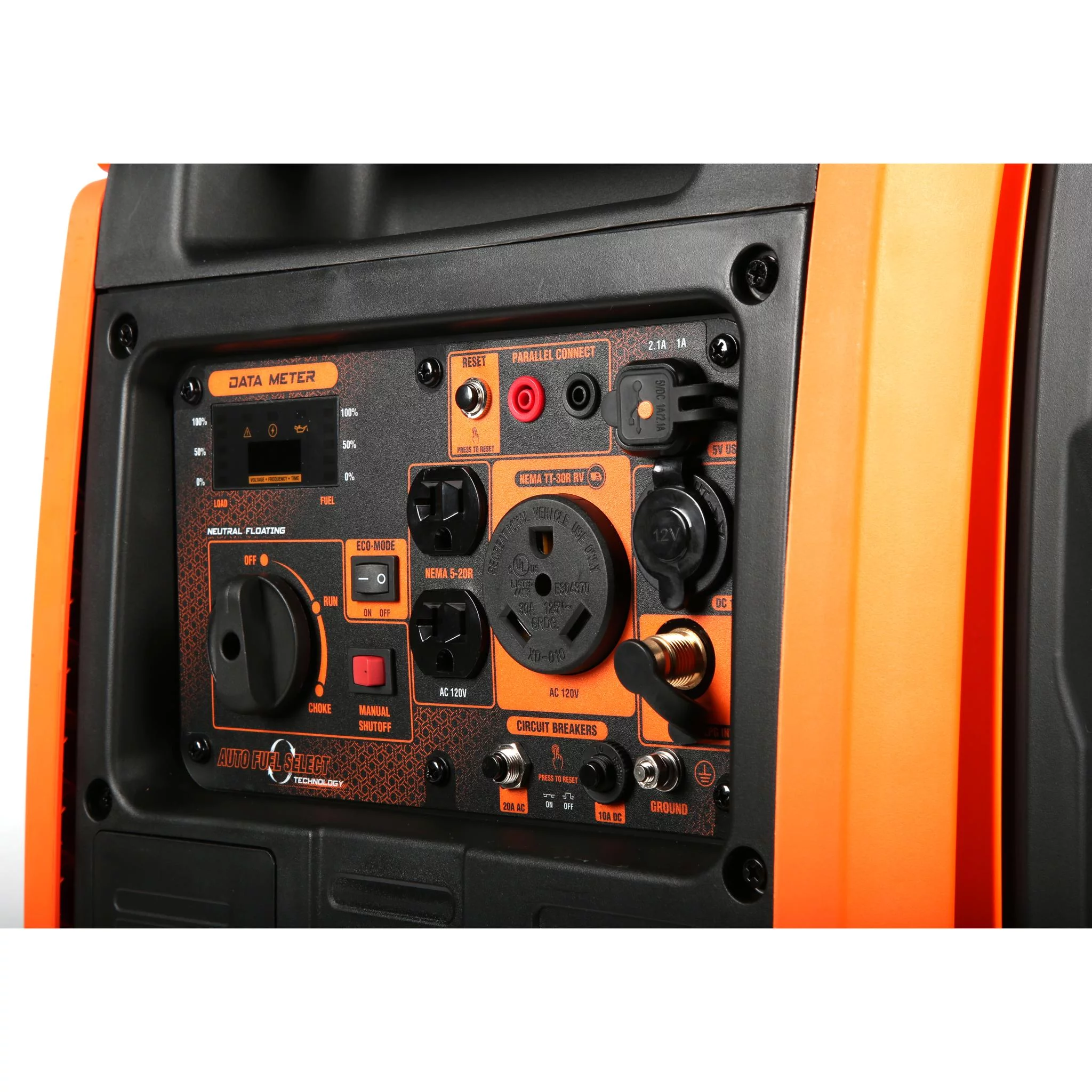 WEN Super Quiet 4500-Watt Dual Fuel RV-Ready Portable Inverter Generator with Fuel Shut-Off - Inhomebuy