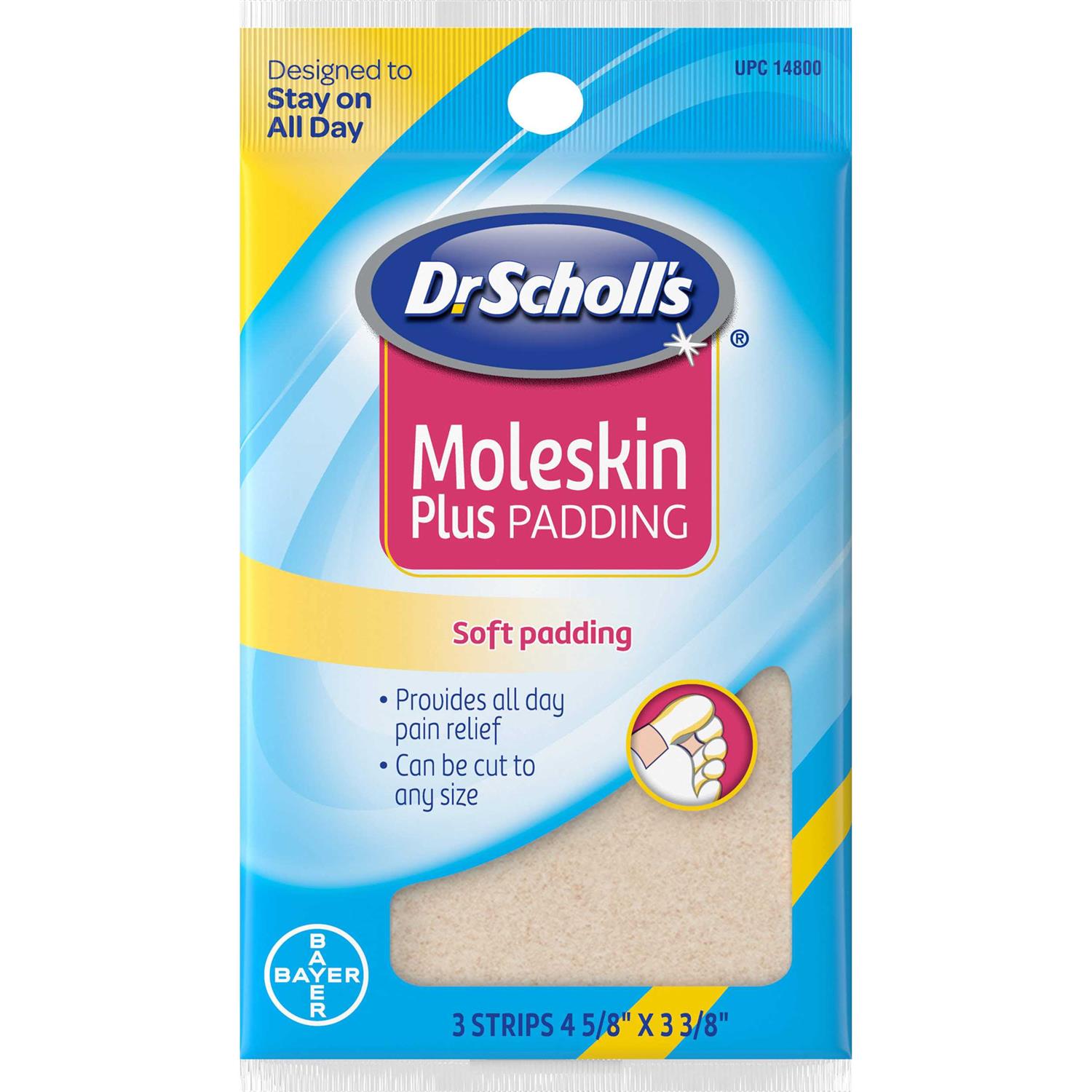 Dr Scholl’s Moleskin Plus Padding - Inhomebuy