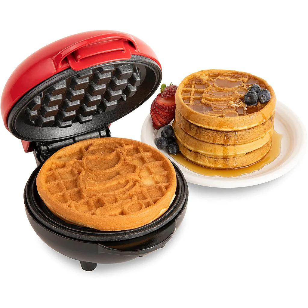 MyMini Personal Electric Santa Waffle Maker - Inhomebuy