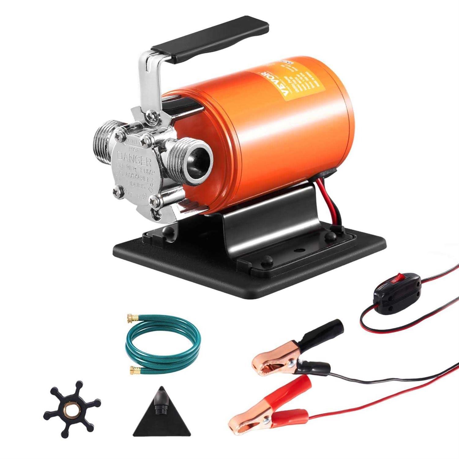 VEVOR Water Transfer Pump 120V 360 GPH 1/10 HP 6 ft Suction Hose Garden Pool Pond - Inhomebuy