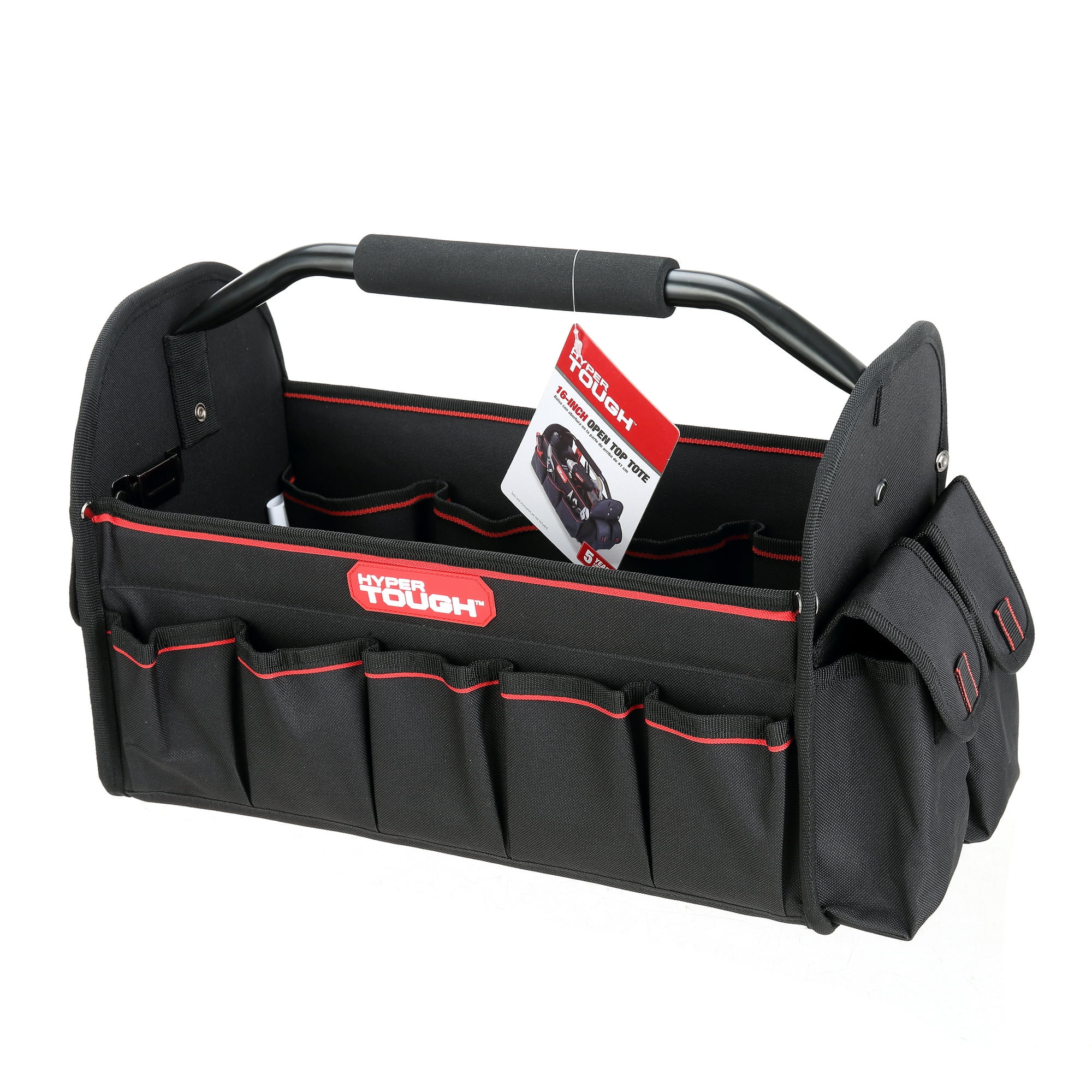 Hyper Tough 16-inch Open Top Tool Tote - Inhomebuy