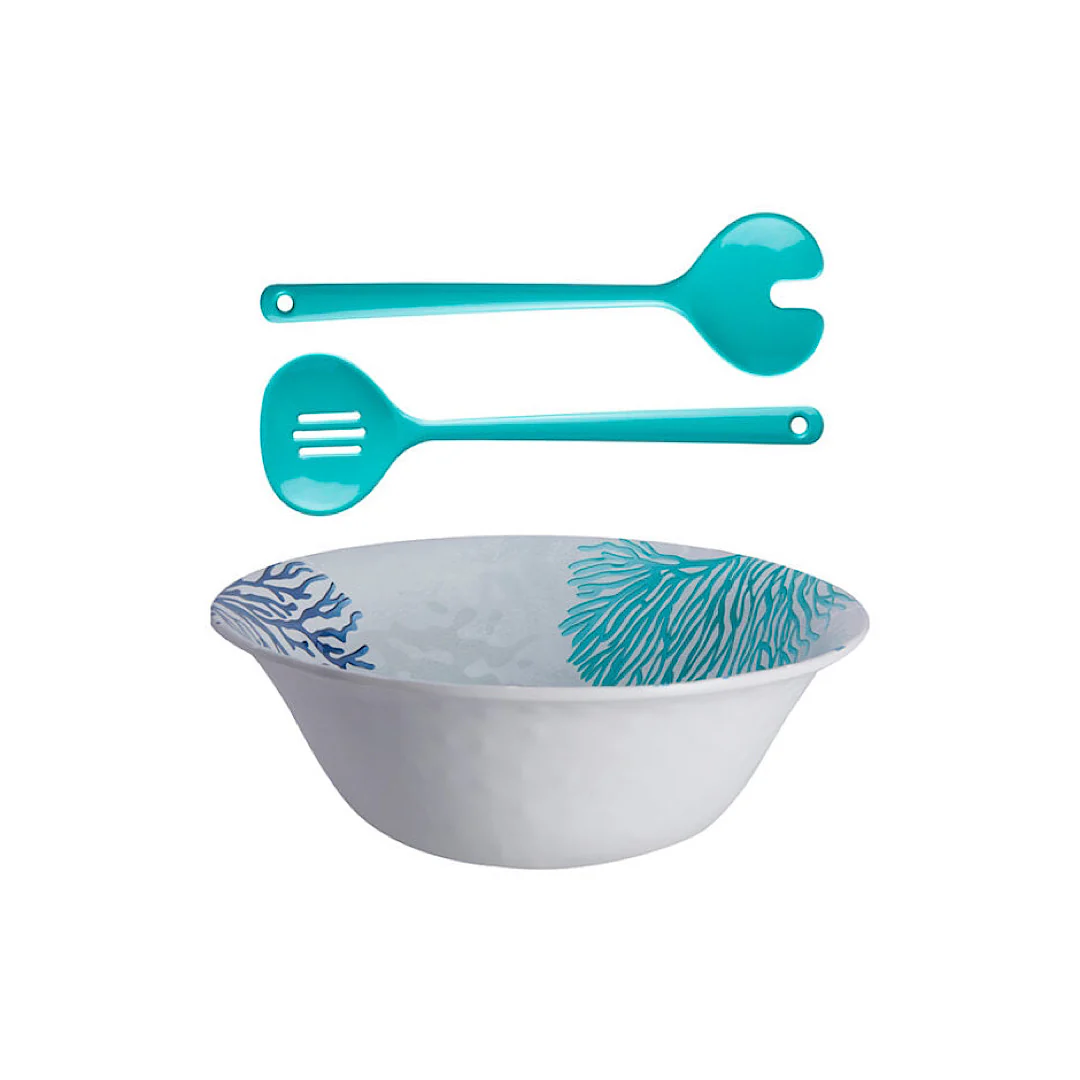 Mare - Salad Bowl&Cutlery Blue - Inhomebuy