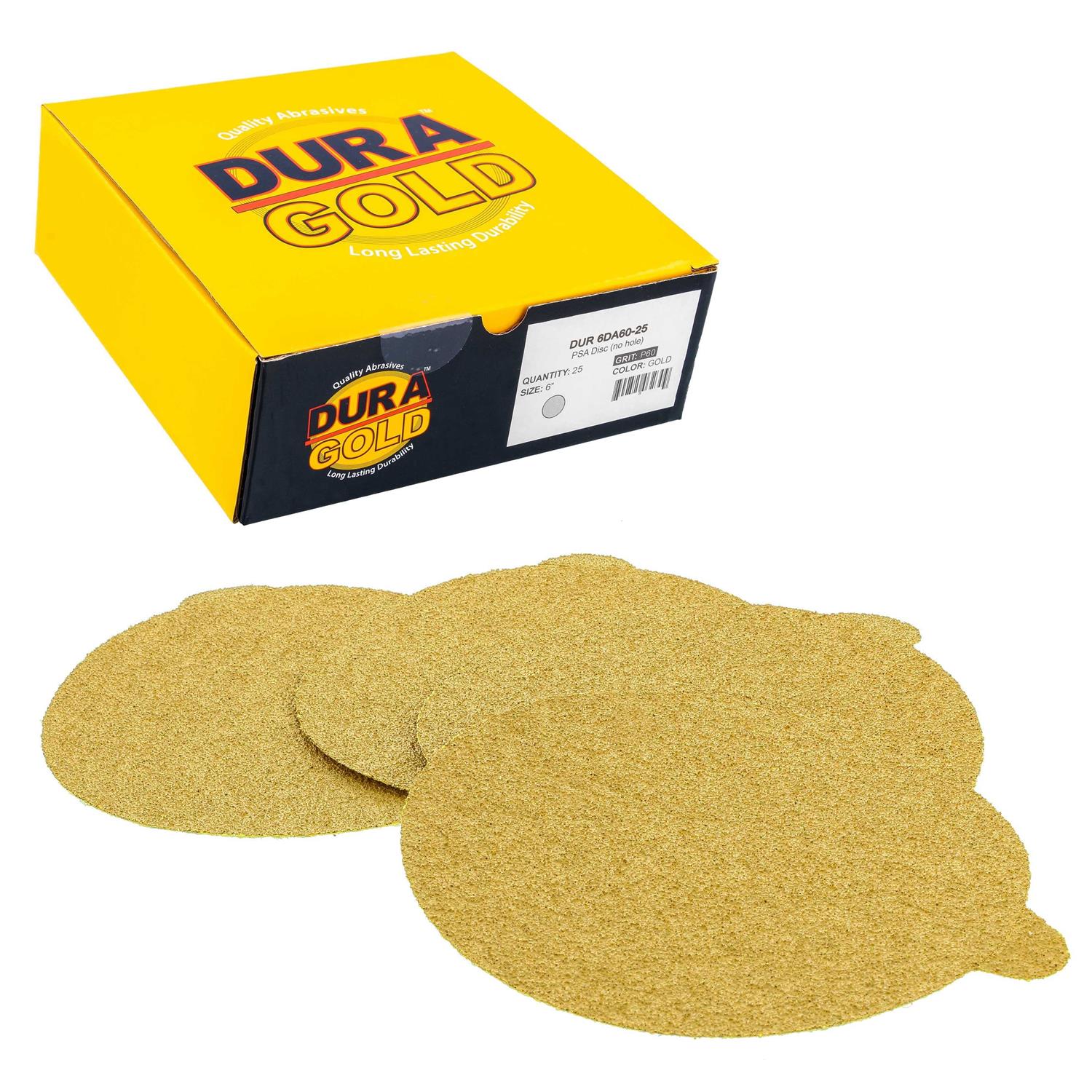 Dura-gold Grit 5 inch Green Film PSA Self Adhesive Stickyback Sanding Discs for DA Sanders - Inhomebuy