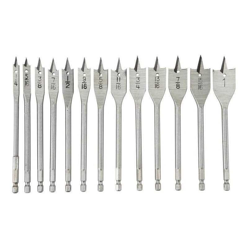 Warrior Steel Large Diameter Spade Bit Set 4 Pc - Inhomebuy