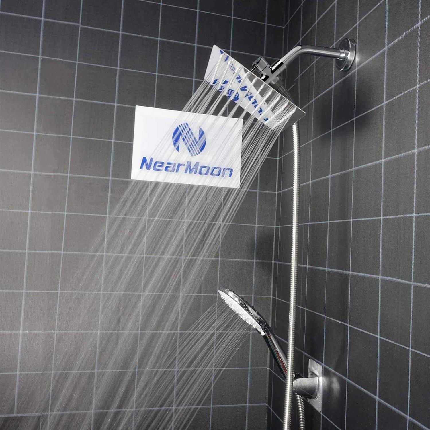 NearMoon Adjustable Shower Arm Universal Connection - Inhomebuy