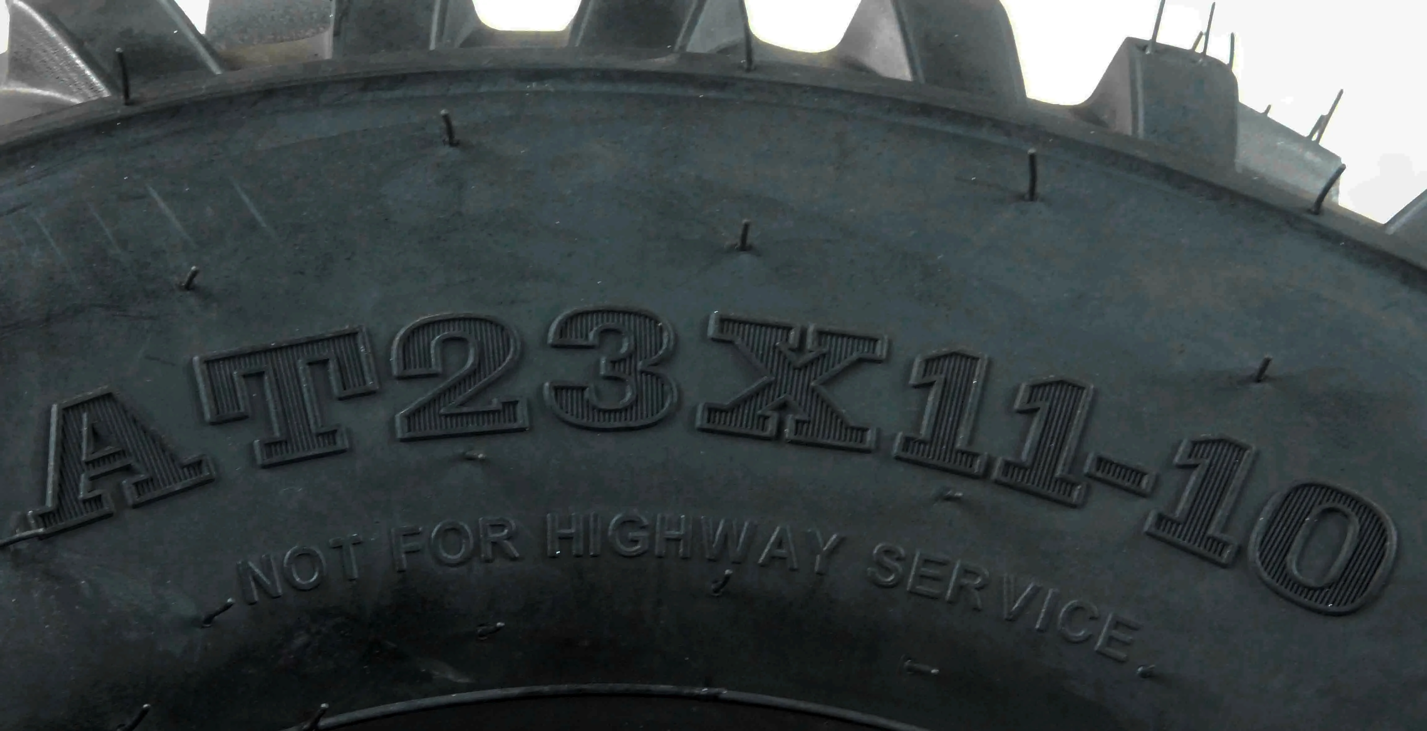 MASSFX 23x11-10 6 Ply Golf Cart Tire 23x11x10 & Black Wheel Kit A238 10x7 4/101.6 - Inhomebuy