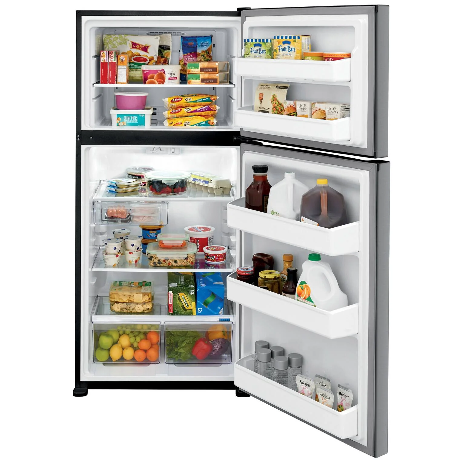 Frigidaire 30in. 18.3 cu. ft. Stainless Steel Top Freezer Refrigerator - FFTR1835VS - Inhomebuy