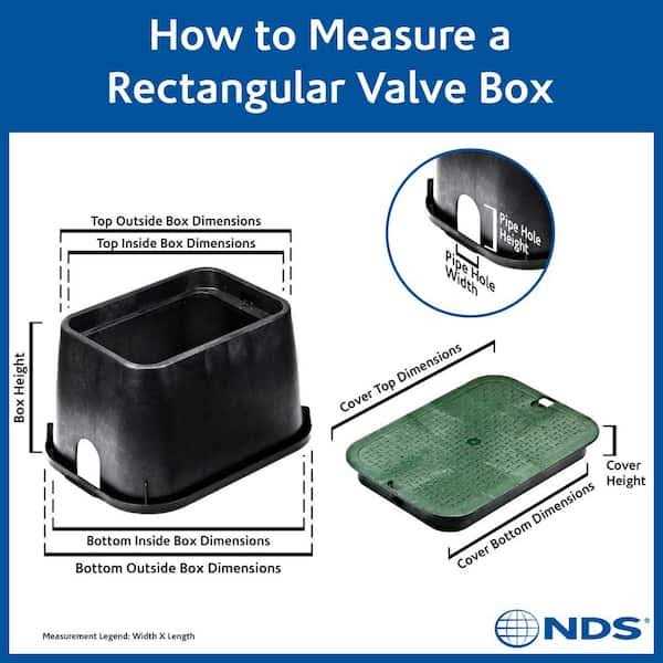 NDS D109-GL Econo Valve Box Cover - Inhomebuy