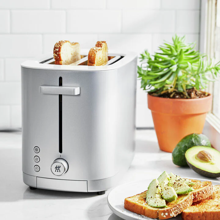 ZWILLING Enfinigy 2-Slot Toaster in Silver - Inhomebuy