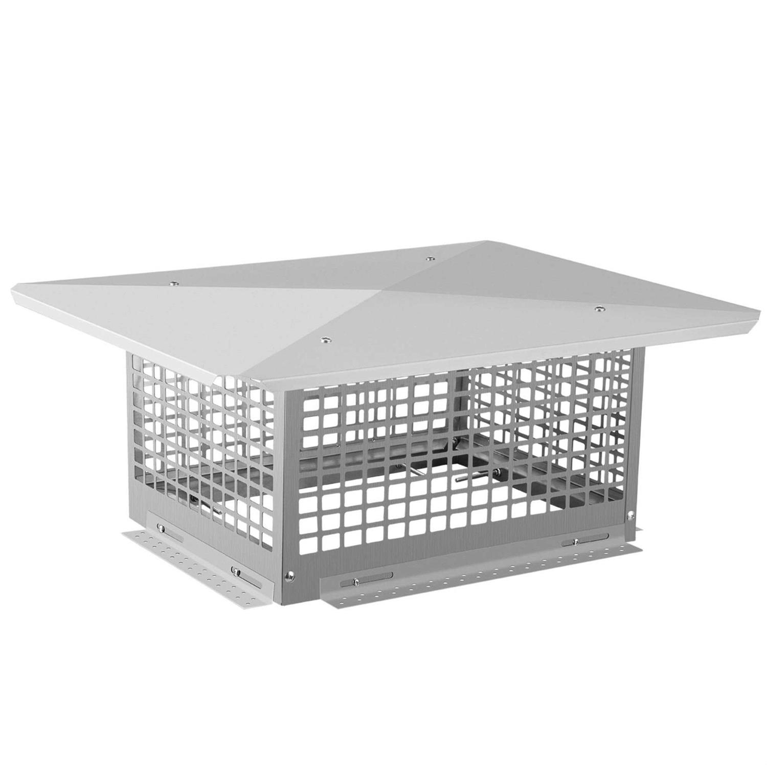 VEVOR Chimney Cap Flue Caps 304 Stainless Steel Fireplace Chimney Cover - Inhomebuy