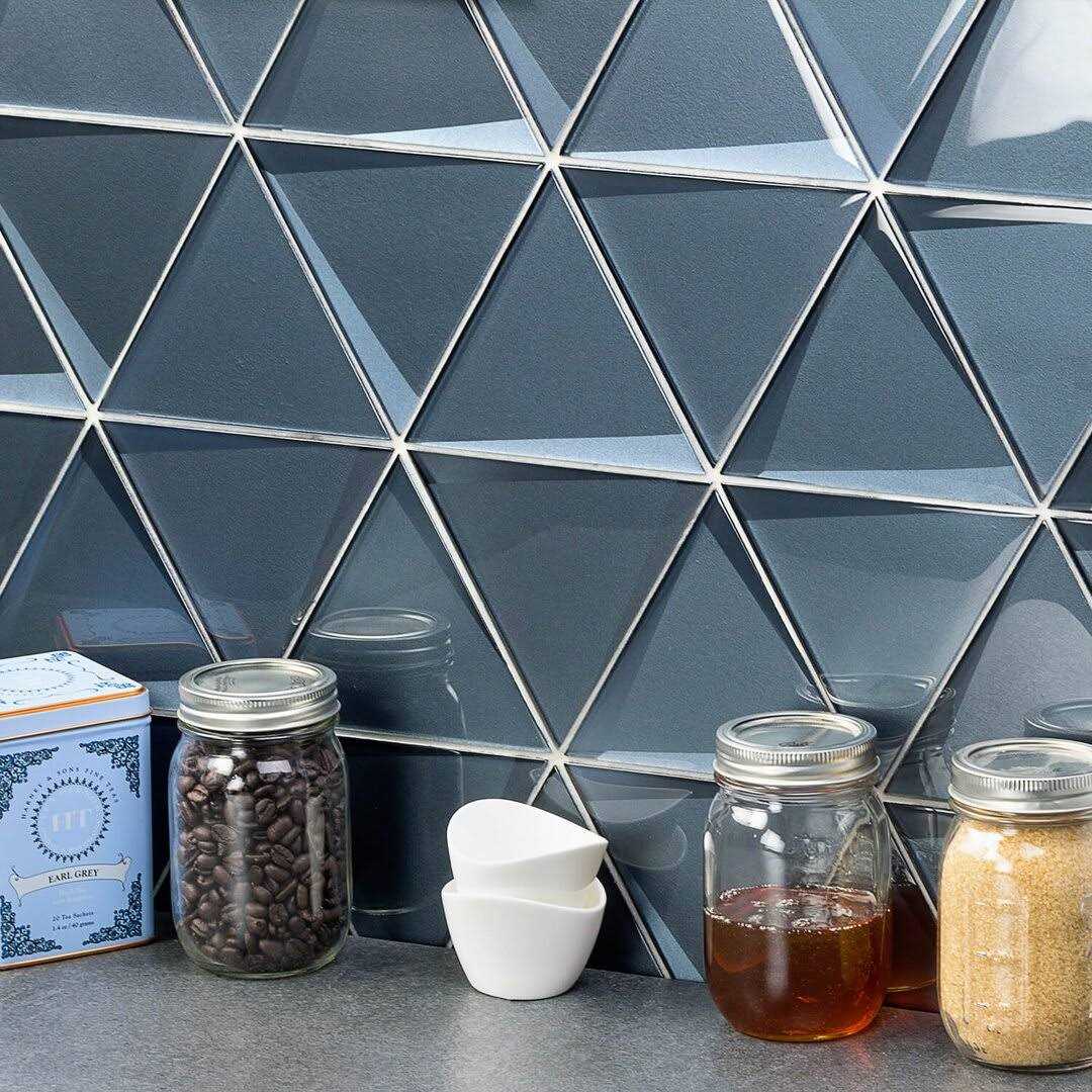 Wister 5 x 6 Glass Random Mosaic Wall Tile Ivy Hill Tile - Inhomebuy