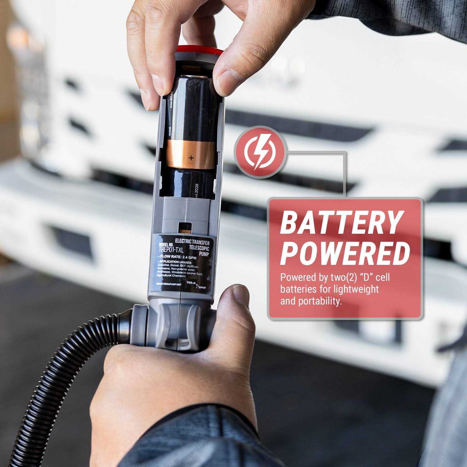 Tera Pump Electric Drum Pump Telescopic 20010 - Inhomebuy