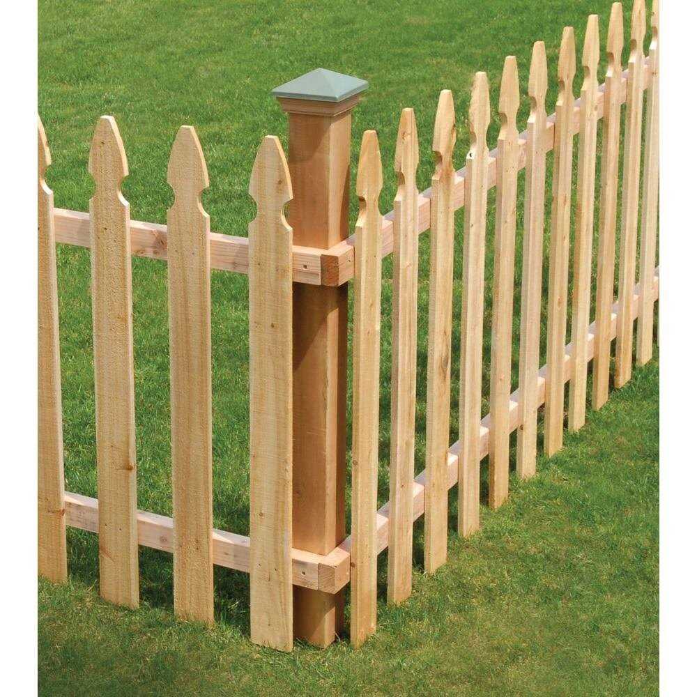 Outdoor Essentials 2 in. x 4 in. x 6 ft. Rough Sawn Western Red Cedar Fence Panel Backer Rail - Inhomebuy