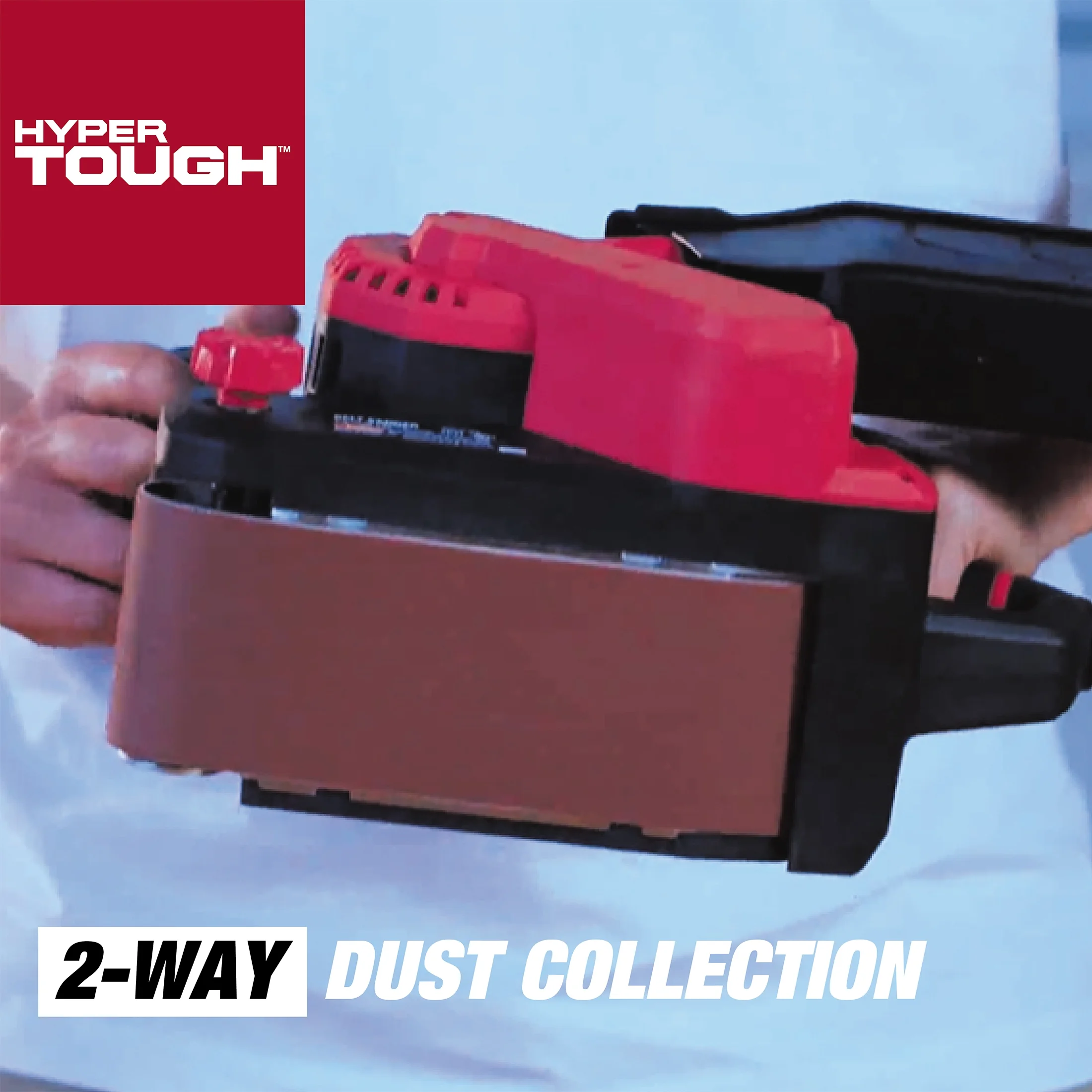 Hyper Tough 6-Amp Belt Sander, 3 x 18-inch, Corded, 2613 - Inhomebuy