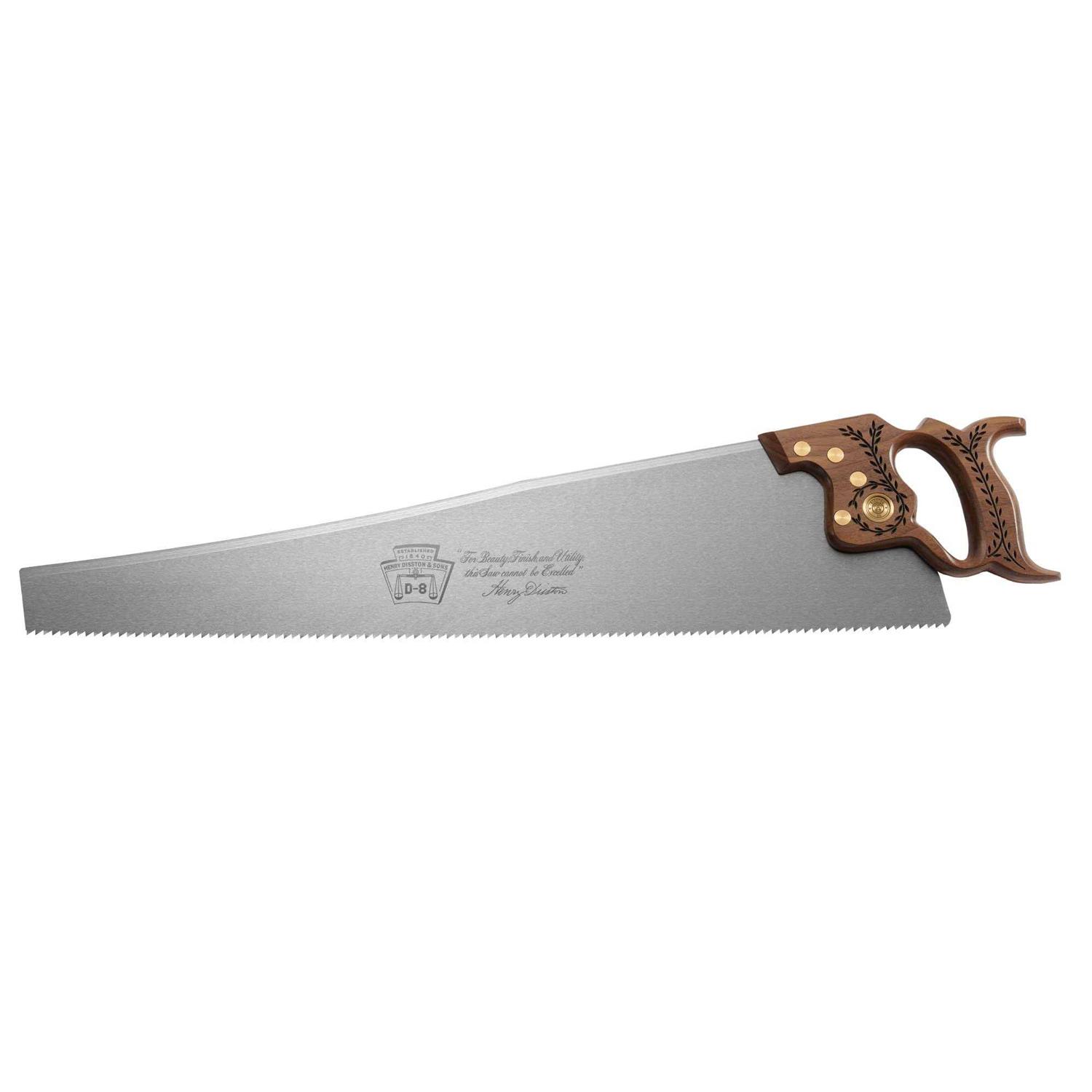 Disston 26-Inch Walnut Handle Cross Cut Saw - Inhomebuy