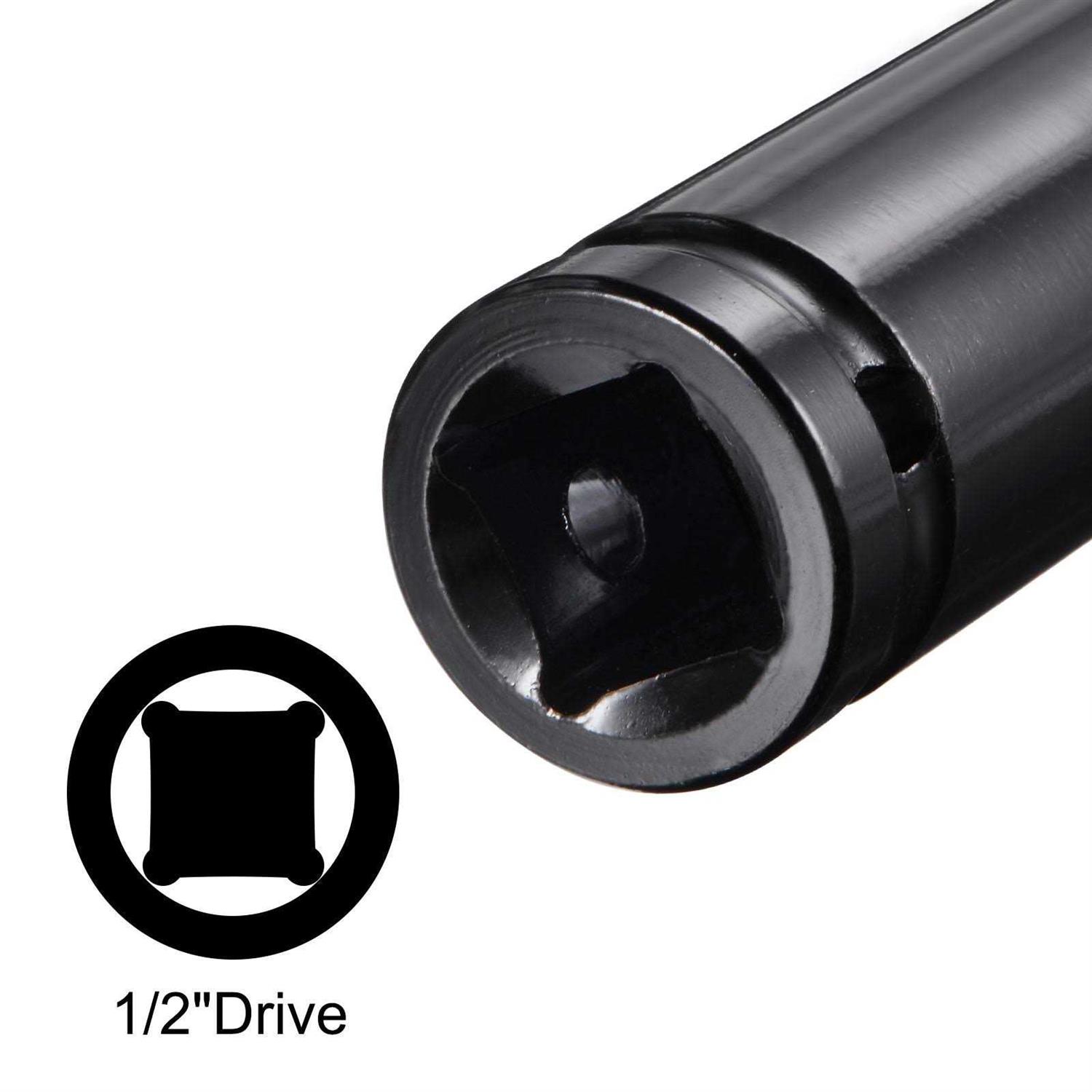 uxcell 1/2 Drive Deep Impact Socket - Inhomebuy