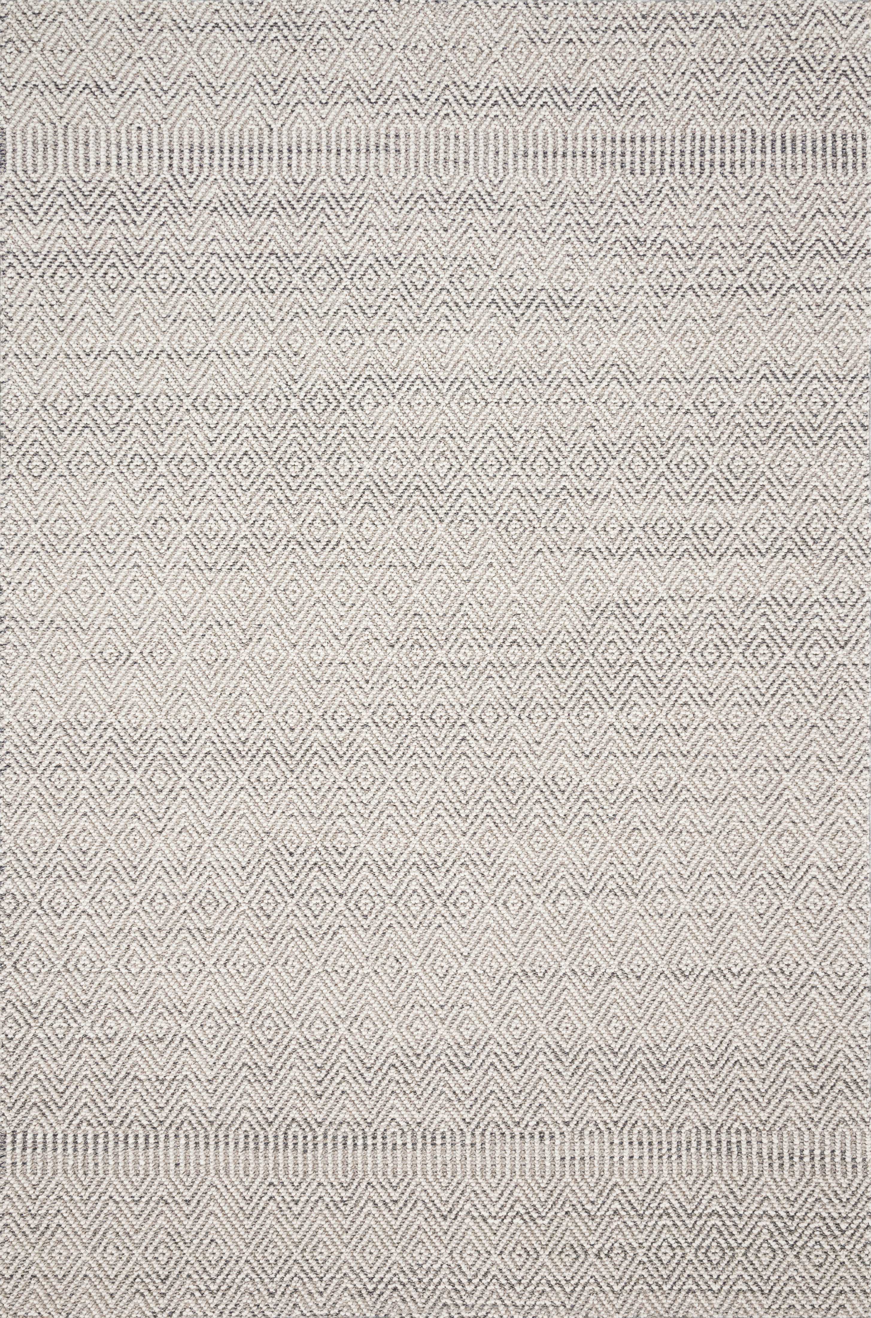 Loloi Rugs Cole Collection Rug in Grey, Bone - 9'6