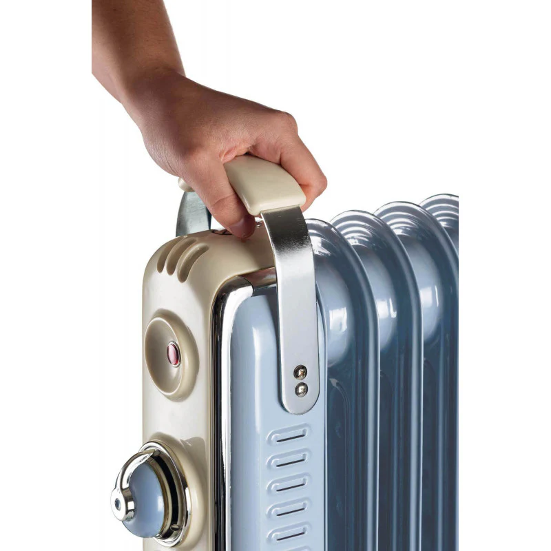 Vintage Oil Radiator 11fins 2500W BLUE - Inhomebuy