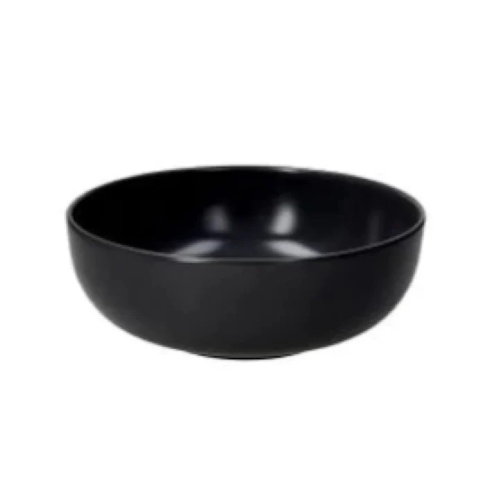 Tatami Salad Bowl Black 23cm - Inhomebuy