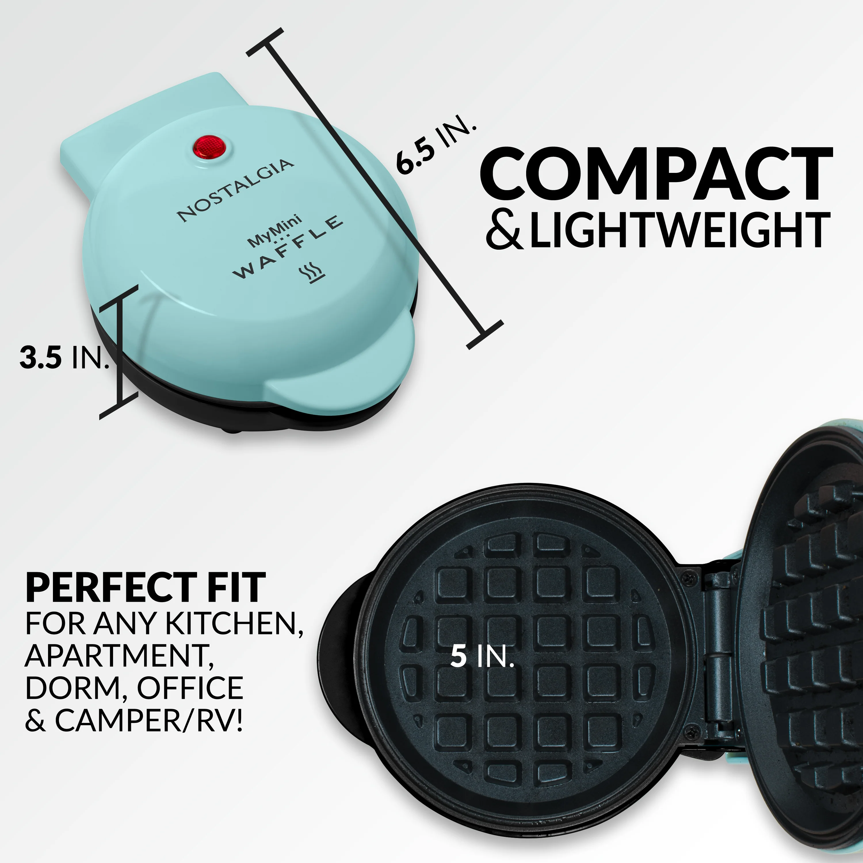 MyMini Personal Electric Waffle Maker - Inhomebuy