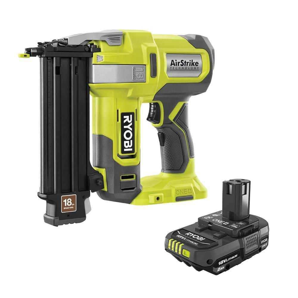 RYOBI ONE+ 18V 16-Gauge Cordless AirStrike Finish Nailer - Inhomebuy
