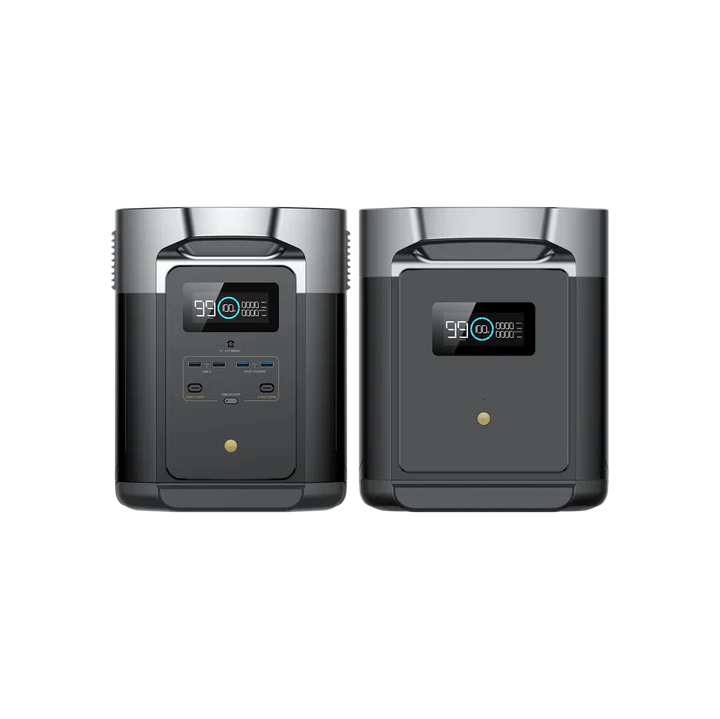 EcoFlow Package - DELTA Max 2000 Portable Power Station (2016Wh) and 1 x Extra Battery - Inhomebuy