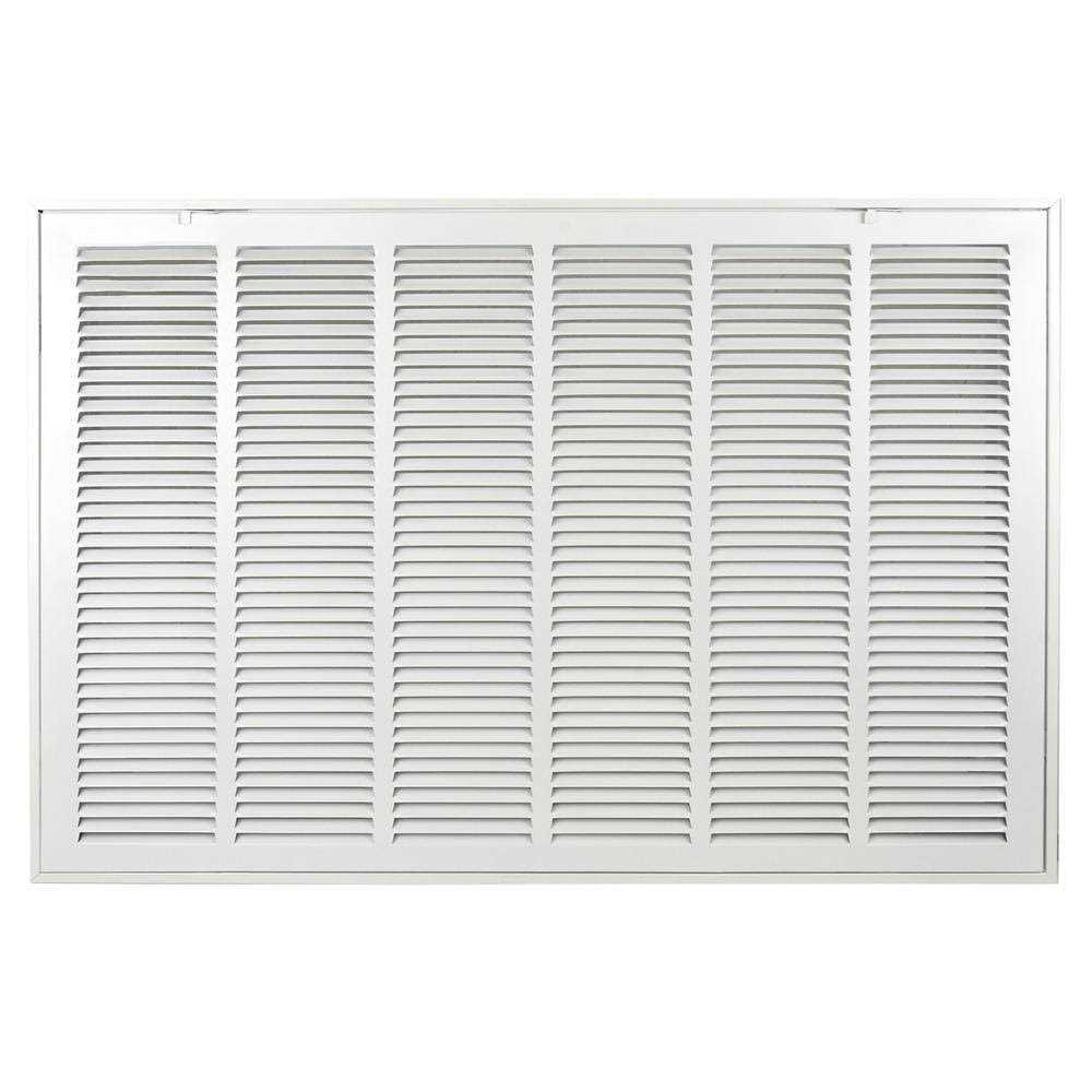 Venti Air 8 in. White Flat Return Air Steel Grille - Inhomebuy