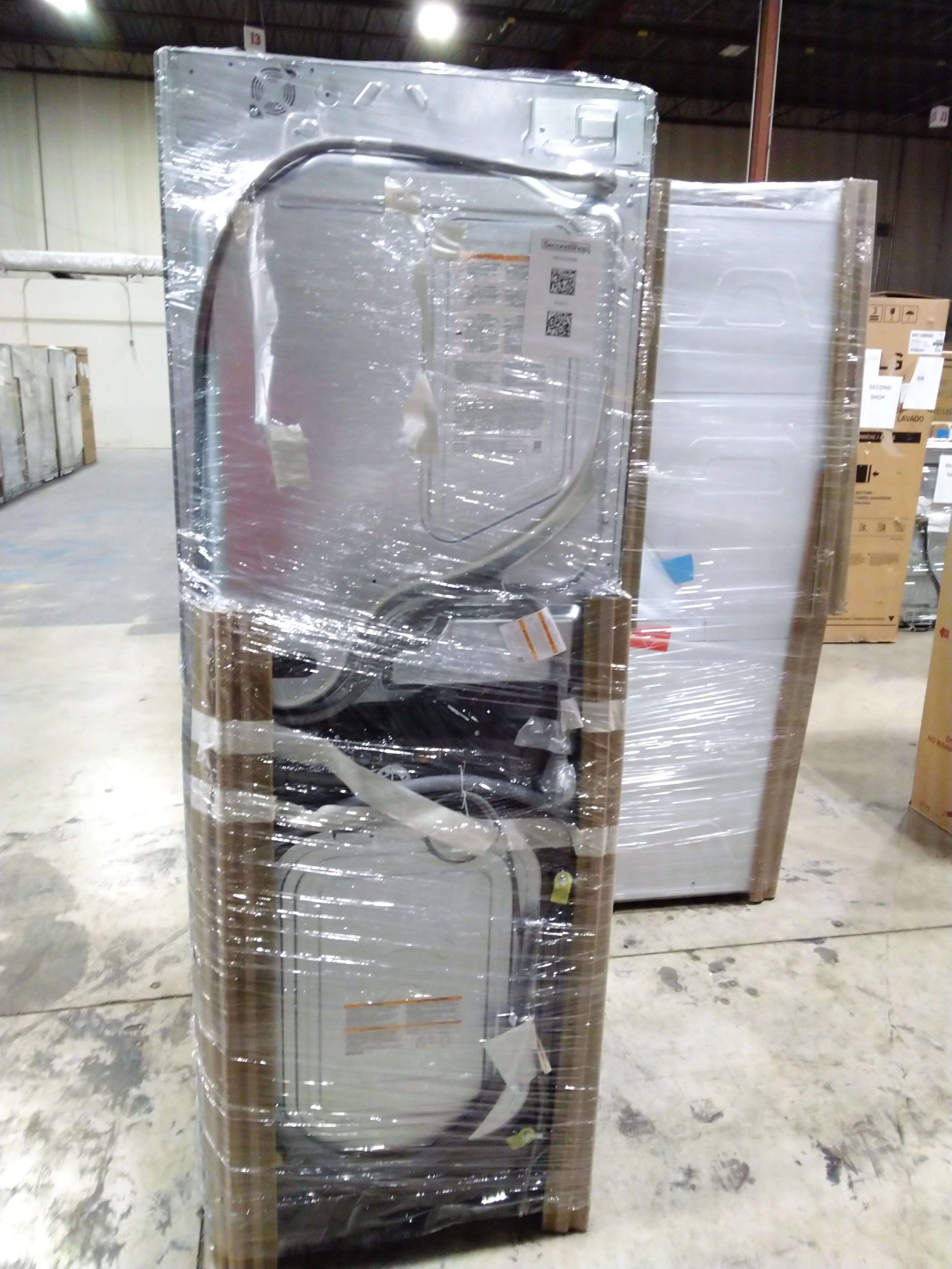 LG WashTower, Front Load 5.2 cu. ft. Washer and 7.2 cu. ft. Heat Pump Ventless Dryer - WKHC202HBA - Inhomebuy