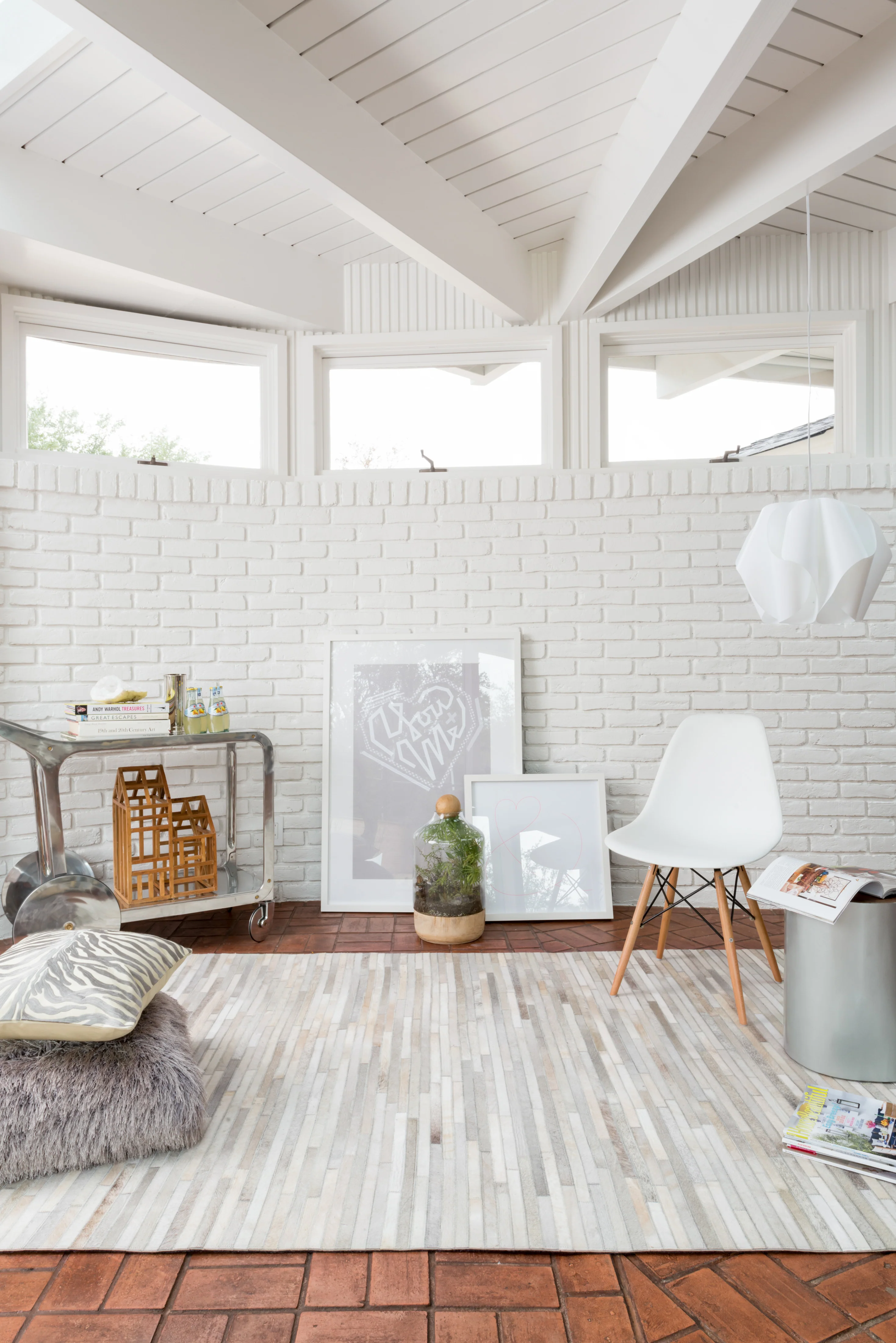 Loloi Rugs Promenade Collection Rug in Ivory - 5' x 7'6