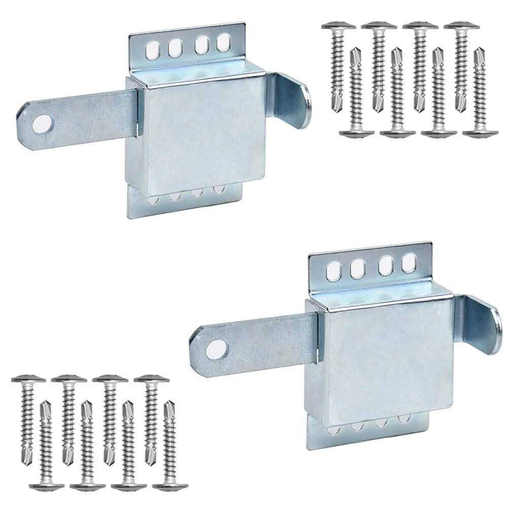 NIDAYE Heavy Duty Inside Deadlock Galvanized Steel Garage Door Side Lock/Housing Extra Security Lock for Most Garage Door - Inhomebuy