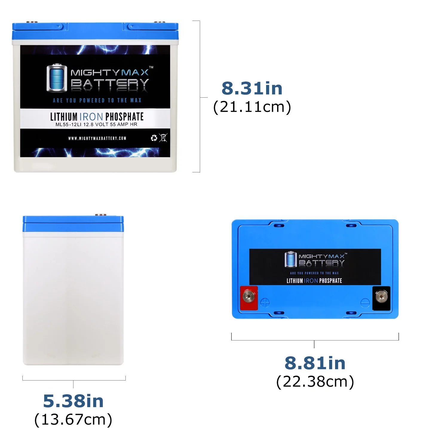 12V 55AH Lithium Battery Replaces JohnDeere 3520,3720 Utility Tractor - Inhomebuy
